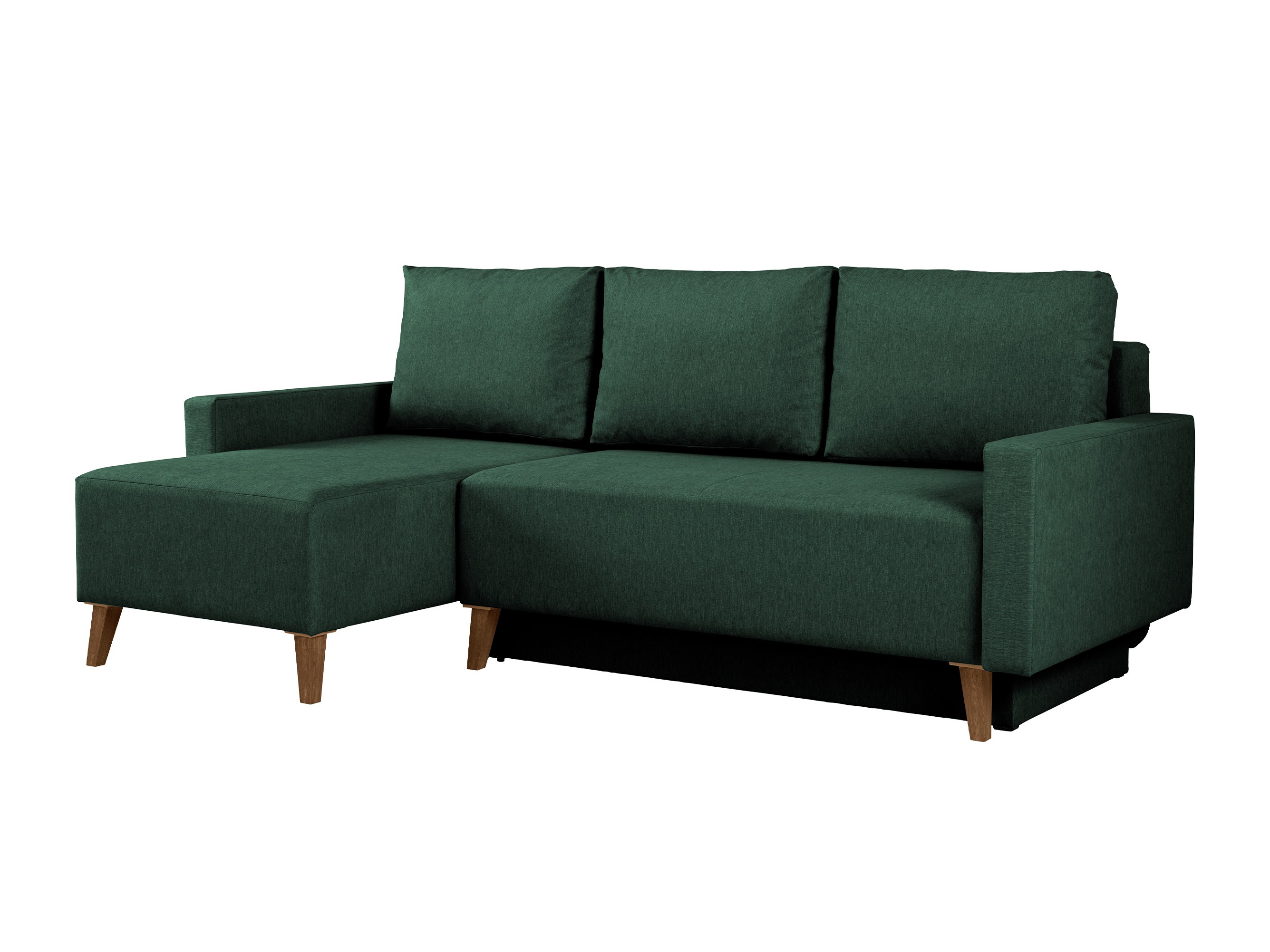 Ecksofa Delbene 130 (Verita 75 + Eichenholzoptik San Remo dunkel)