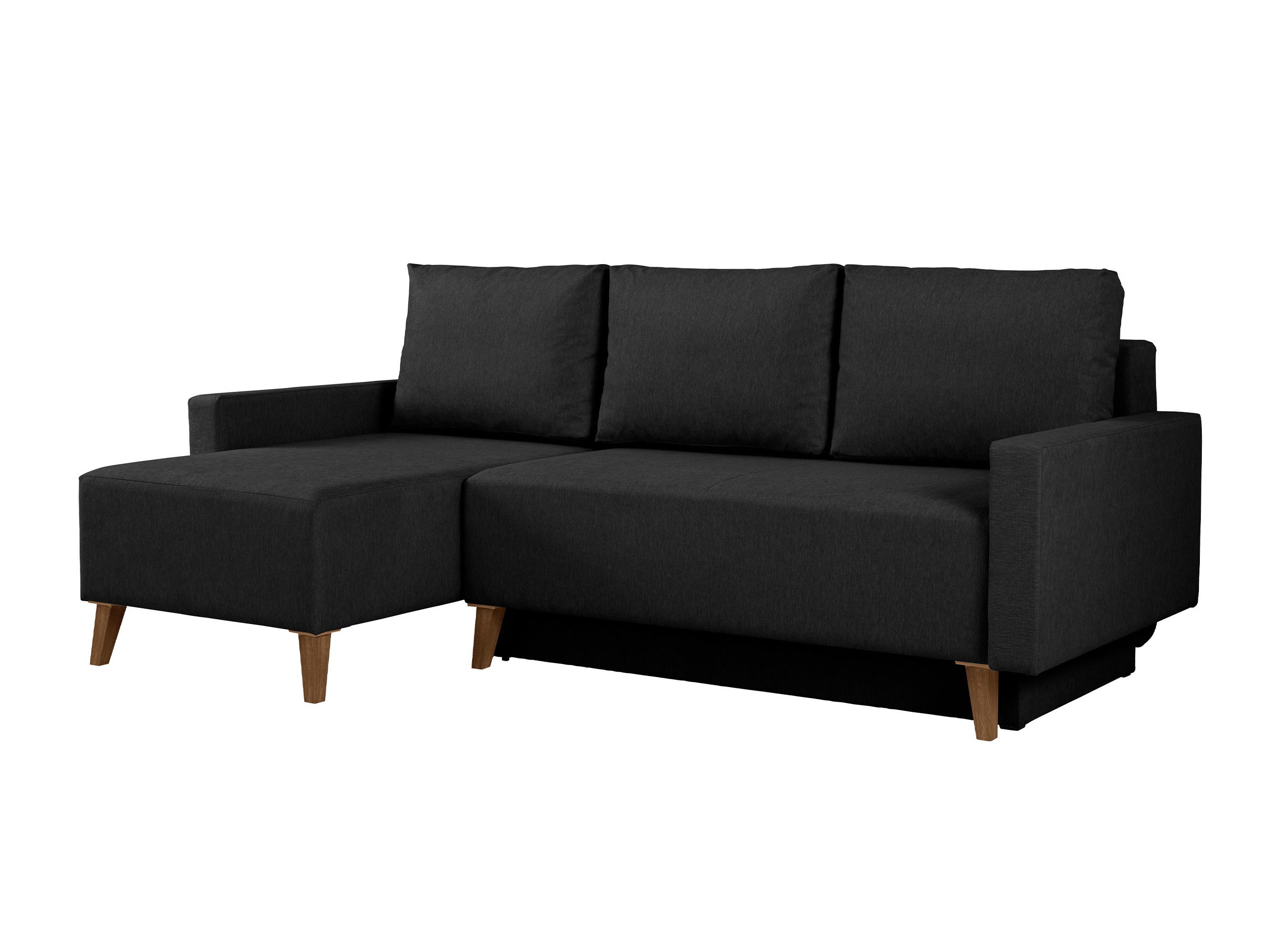 Ecksofa Delbene 130 (Verita 98 + Eichenholzoptik San Remo dunkel)