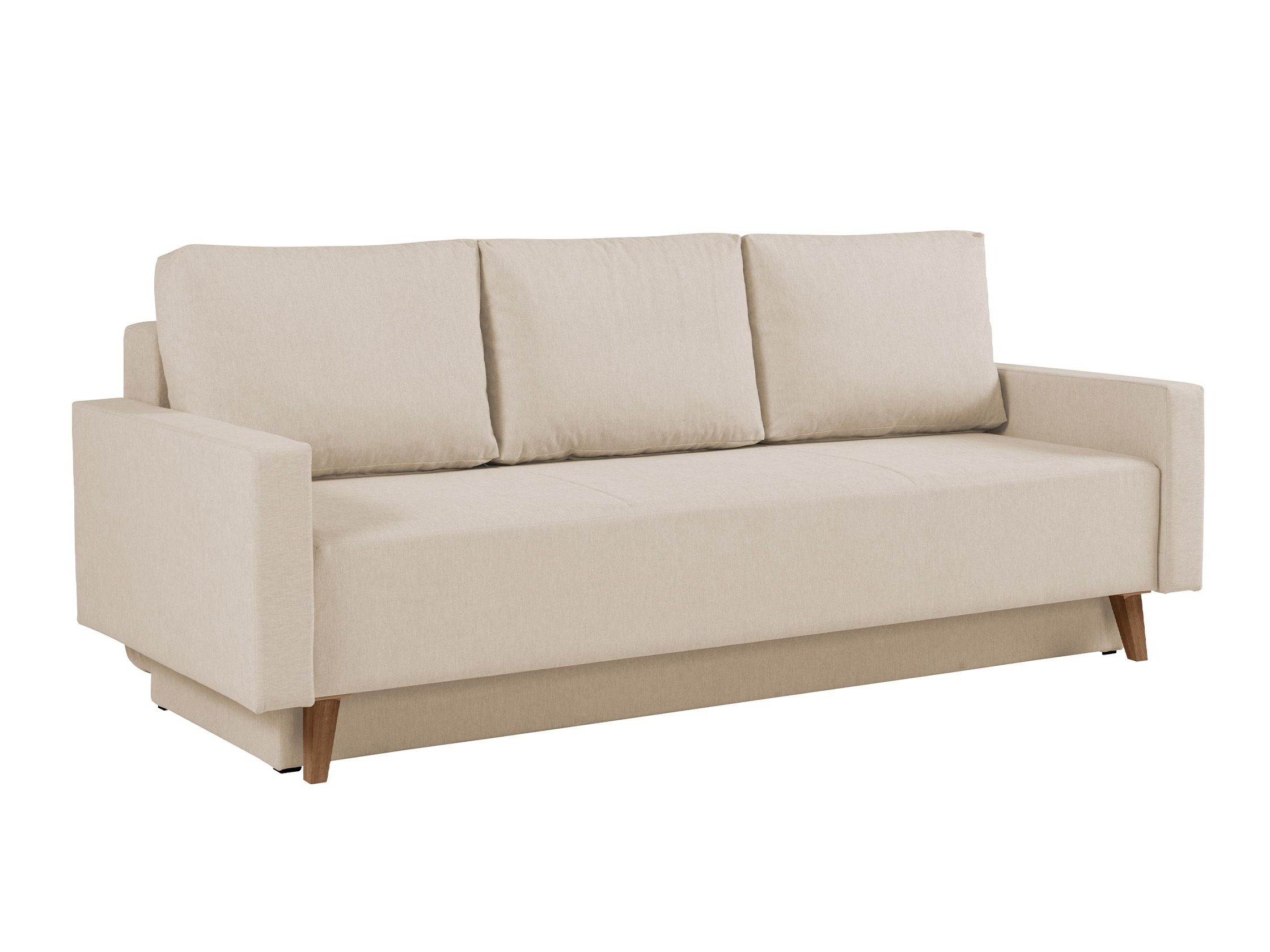 Schlafsofa Delbene 129 (Verita 03 + Eichenholzoptik San Remo dunkel)