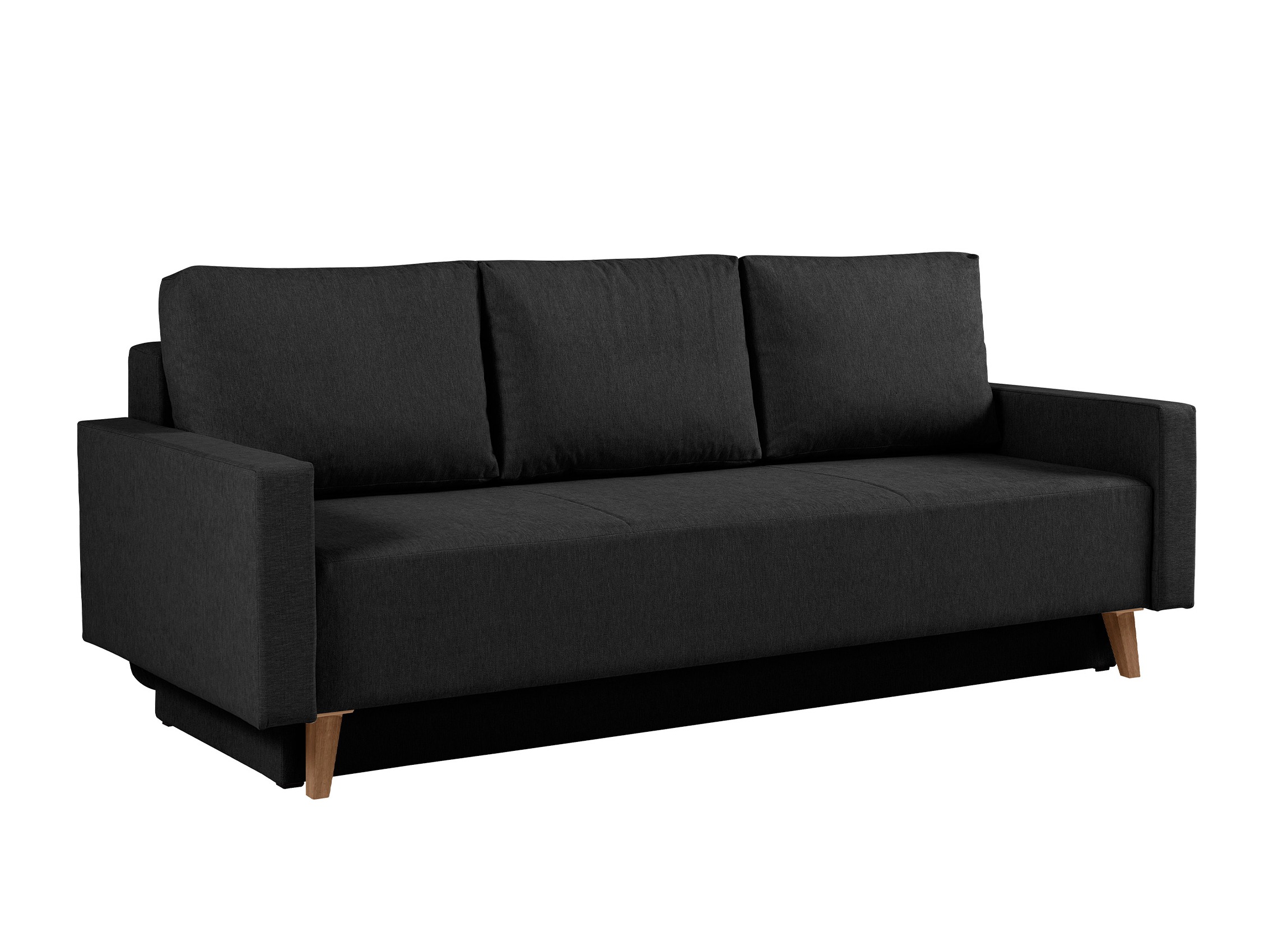 Schlafsofa Delbene 129 (Verita 98 + Eichenholzoptik San Remo dunkel)
