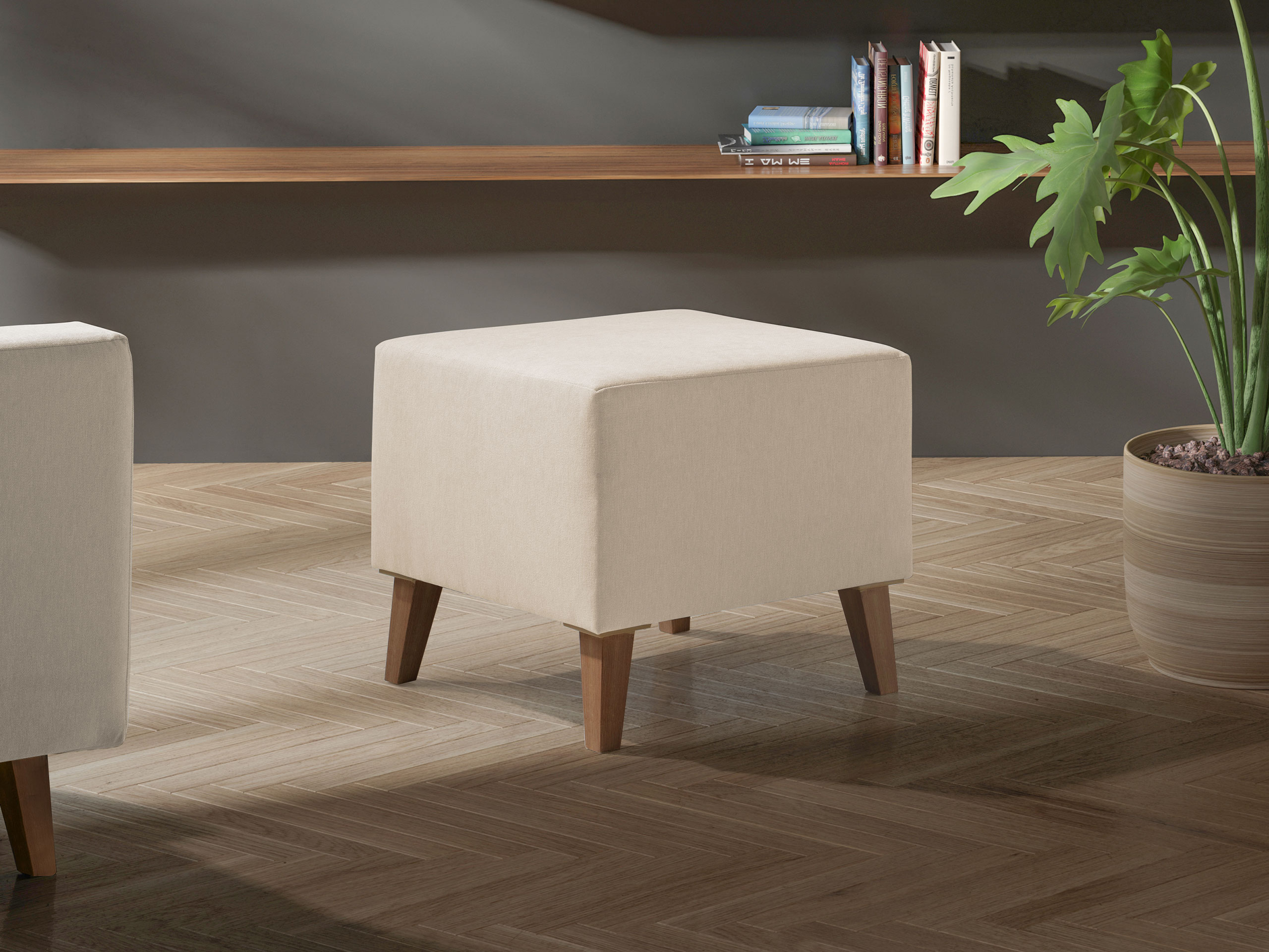 Hocker Delbene 132 (Verita 03 + Eichenholzoptik San Remo dunkel)