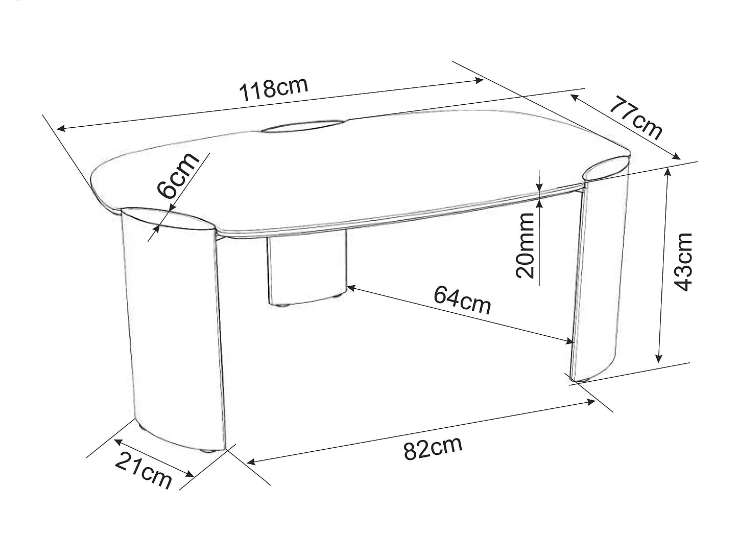 Couchtisch Detroit 1021
