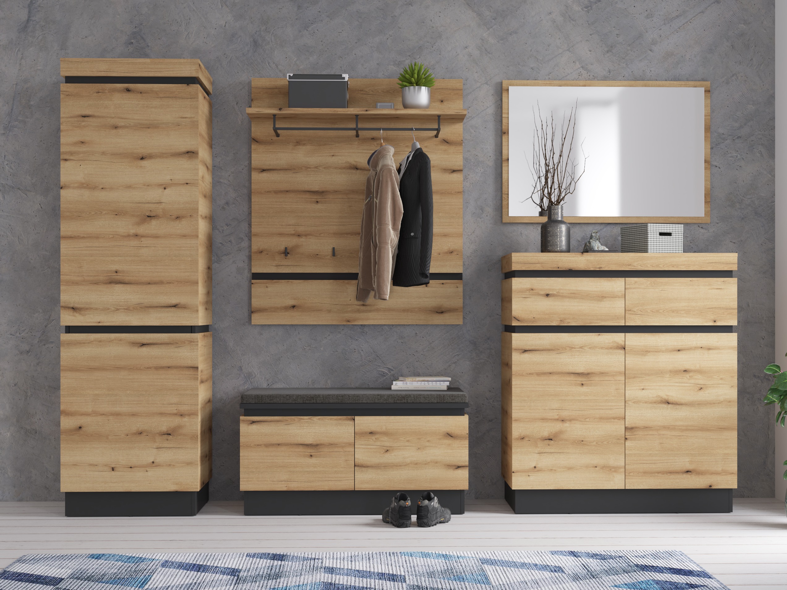 Schuhschrank Enocira 134