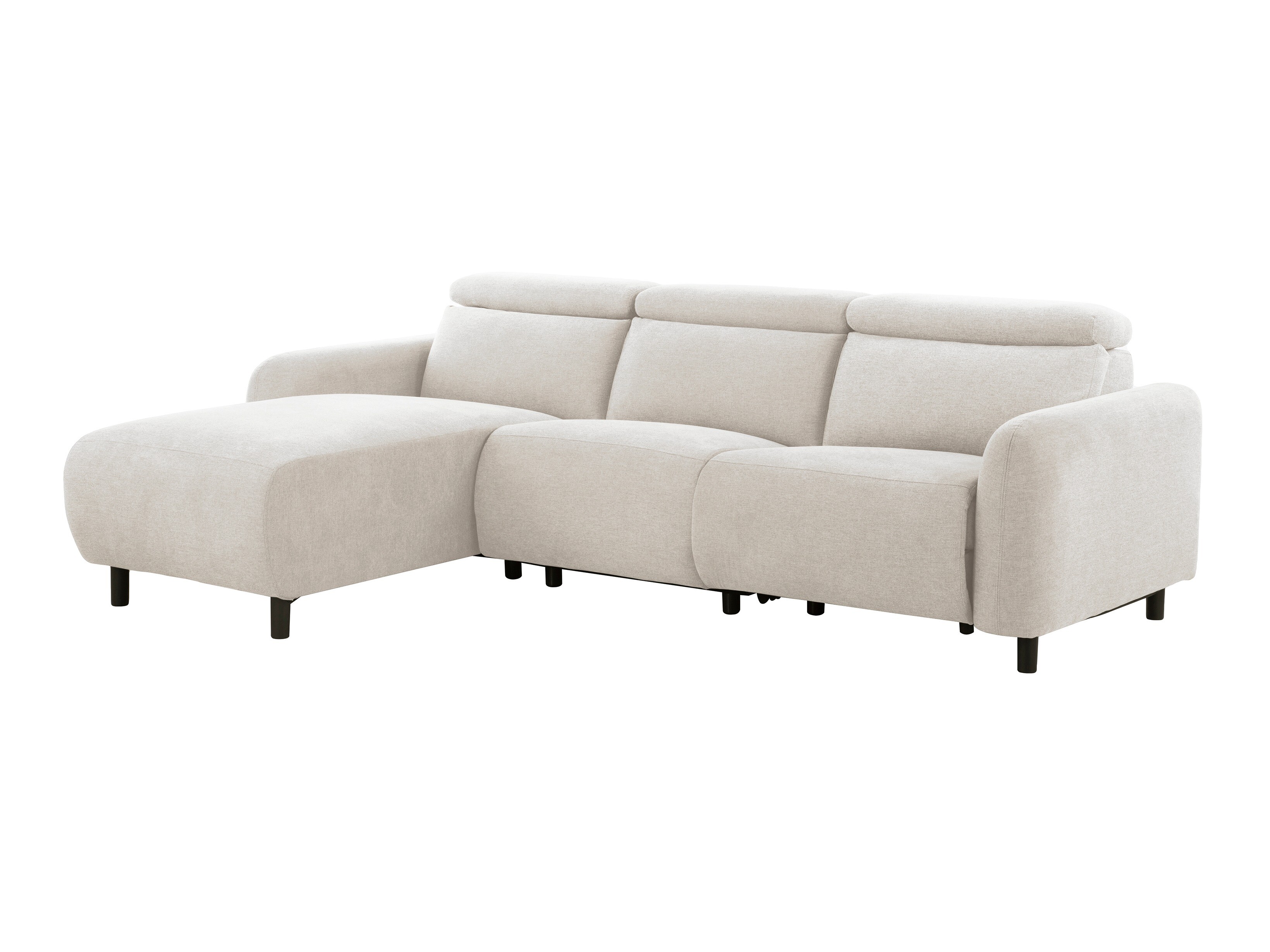 Ecksofa Liegesessel Revbena 107 (Cremefarben)