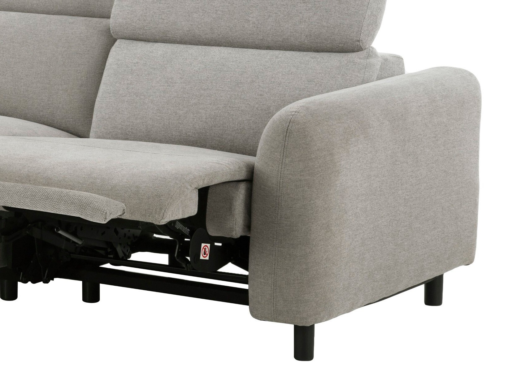 Ecksofa Liegesessel Revbena 107 (Hellgrau)