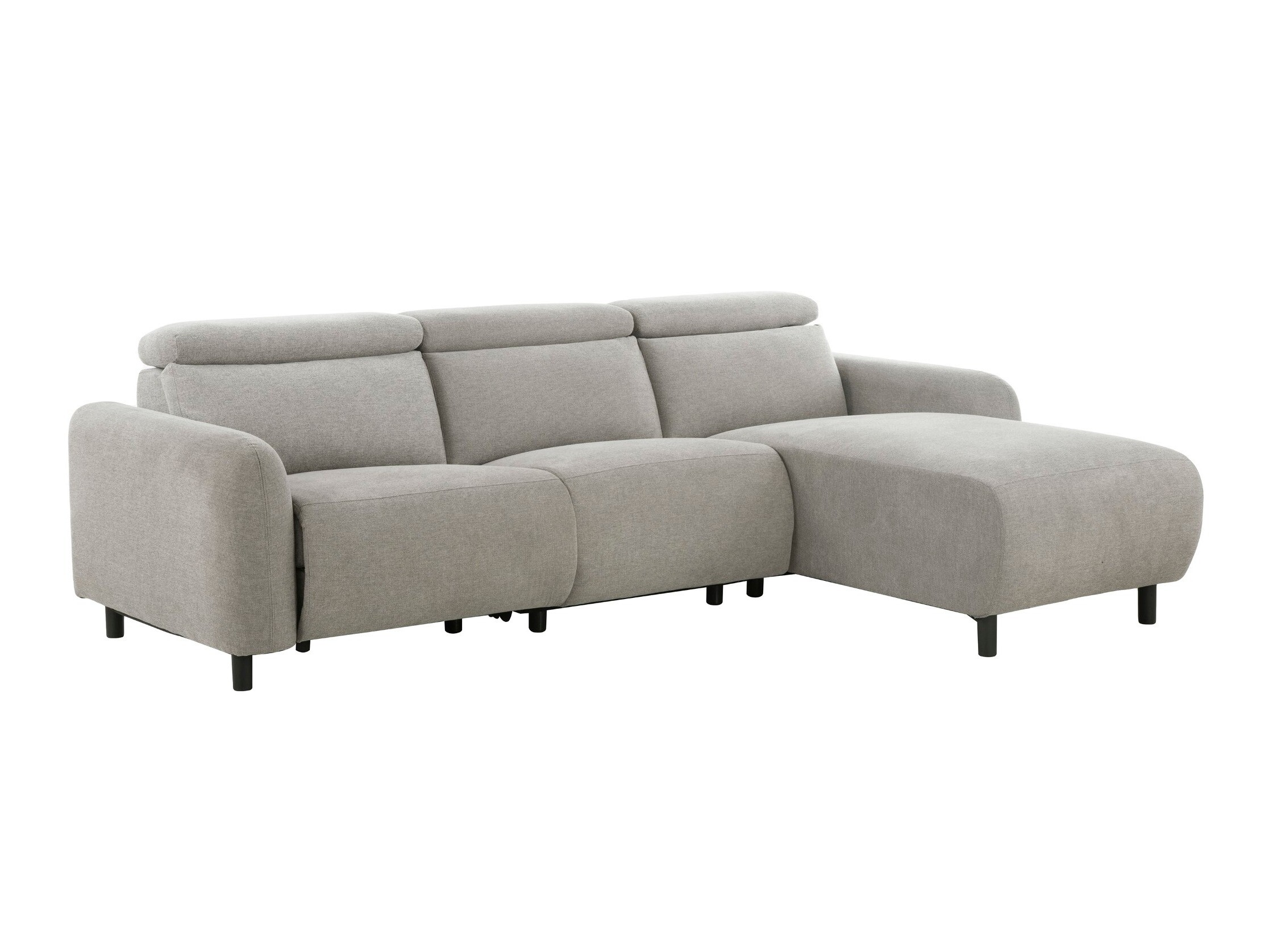 Ecksofa Liegesessel Revbena 107 (Hellgrau)