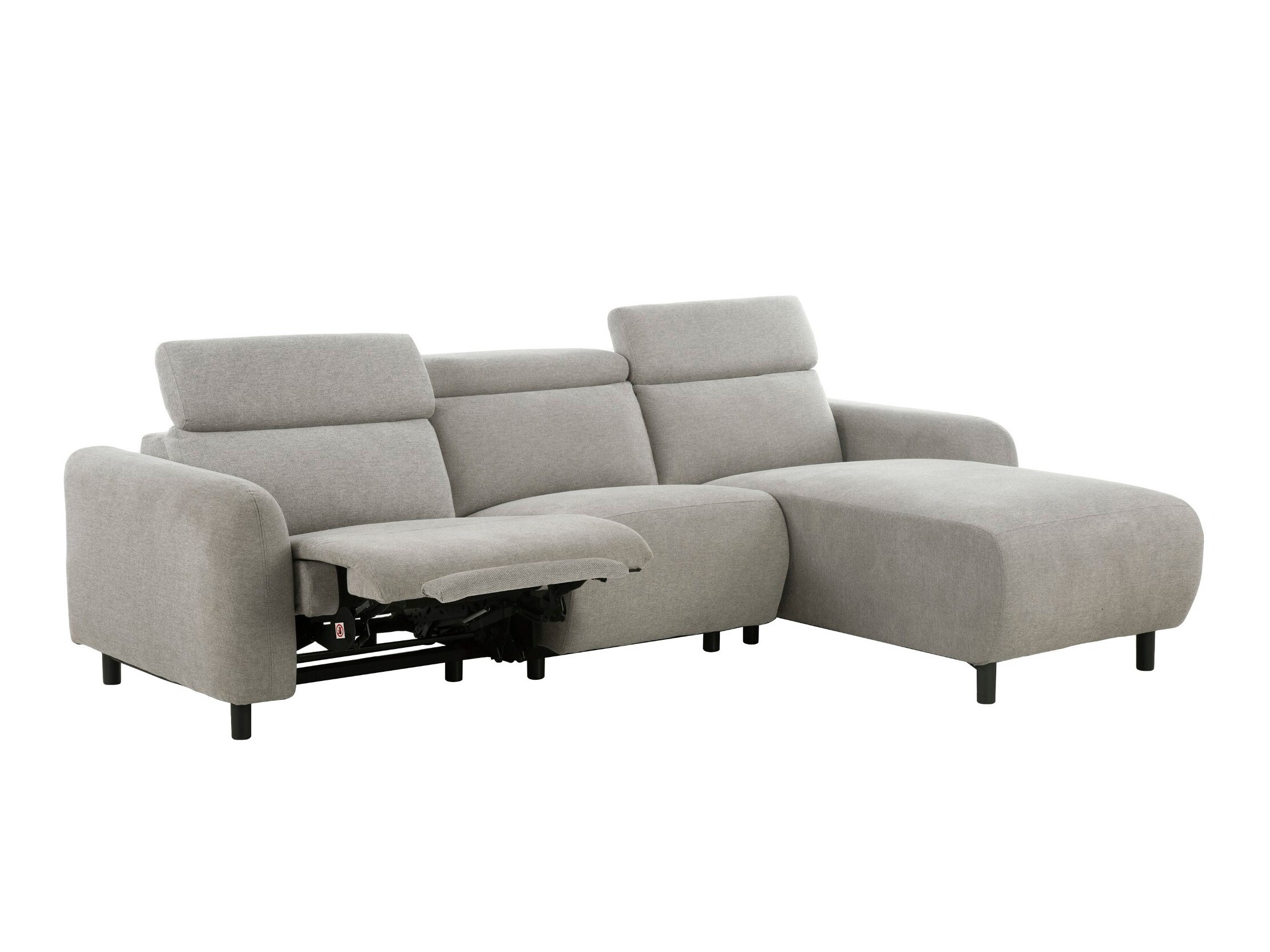 Ecksofa Liegesessel Revbena 107 (Hellgrau)