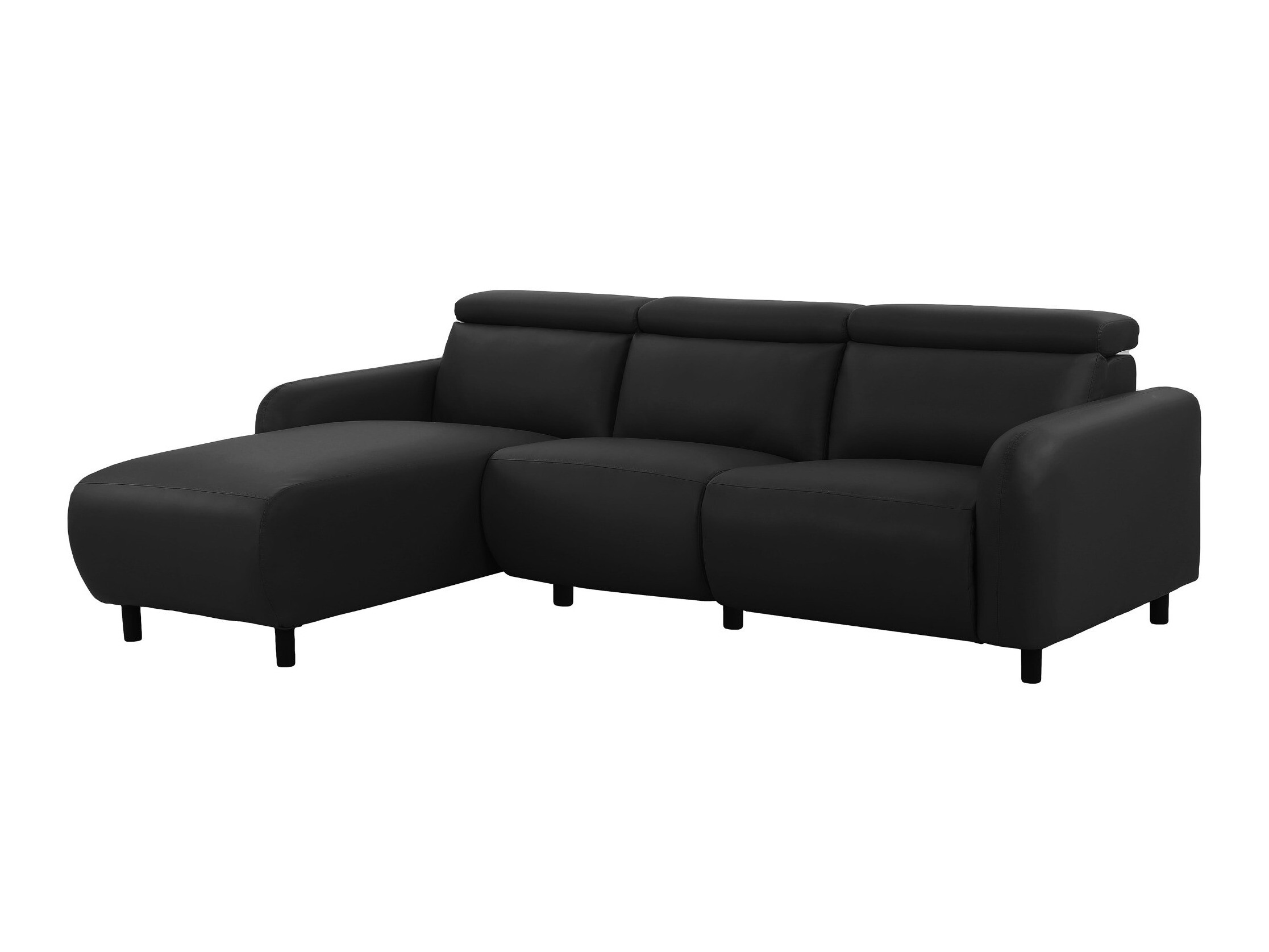 Ecksofa Liegesessel Revbena 107 (Schwarz)