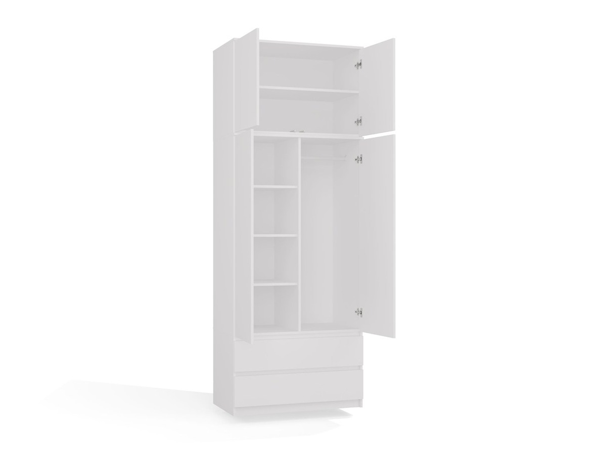 Kleiderschrank Elbvelu 135 (Weiss)