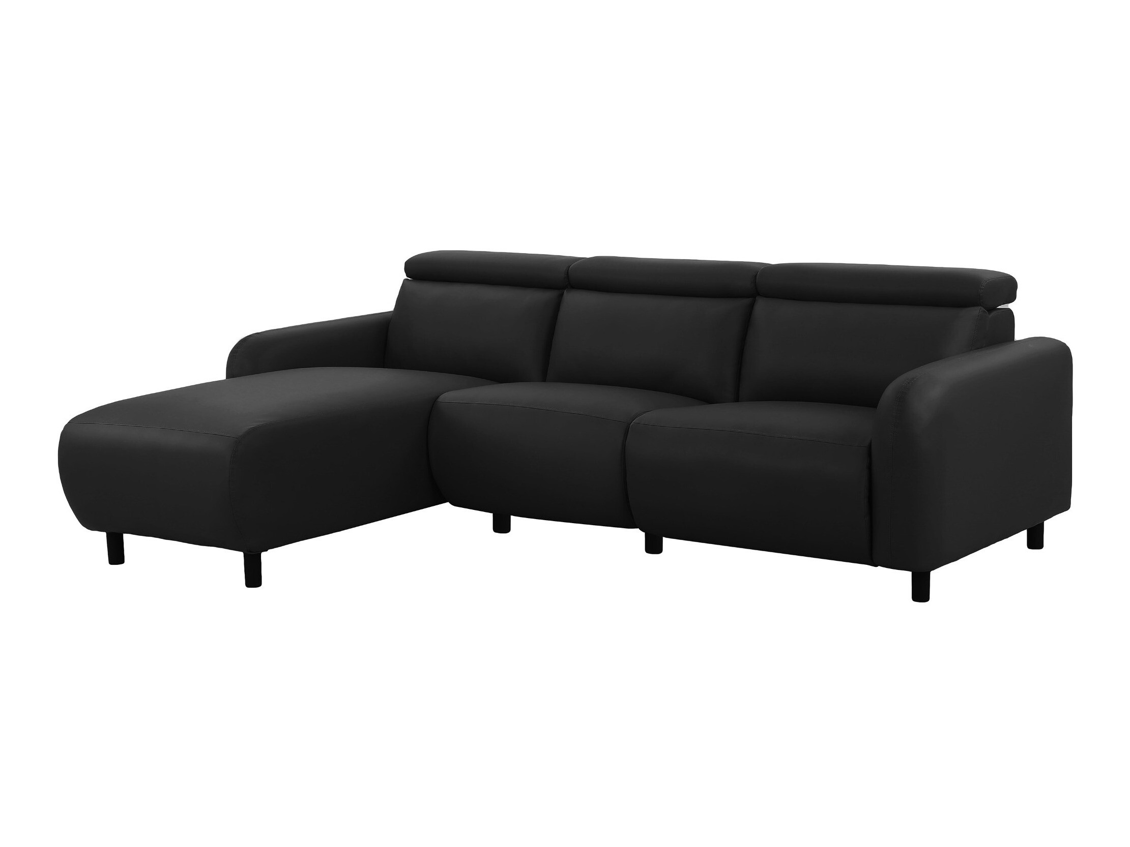 Ecksofa Liegesessel Revbena 100 (Schwarz)