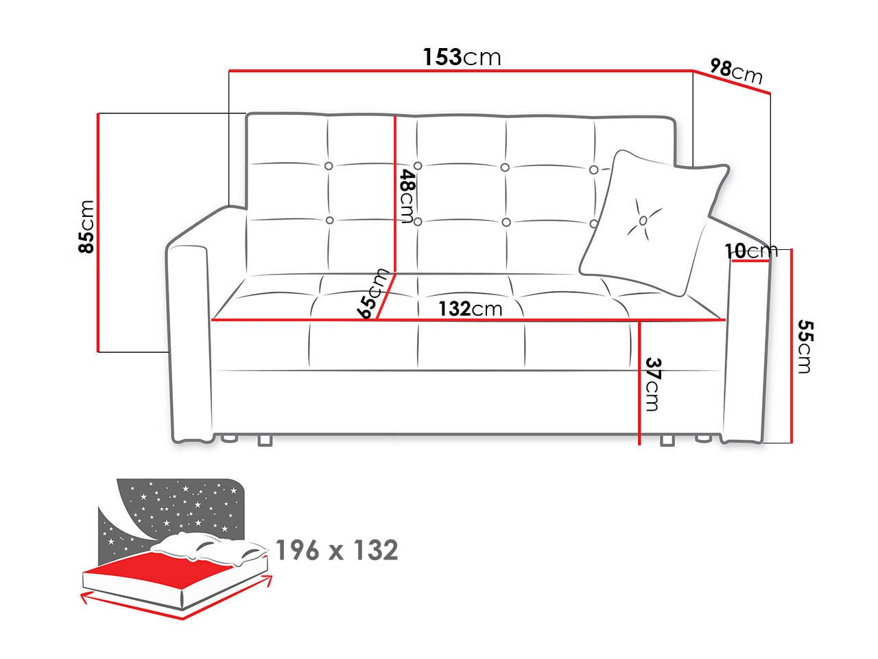 Schlafsofa SD3300