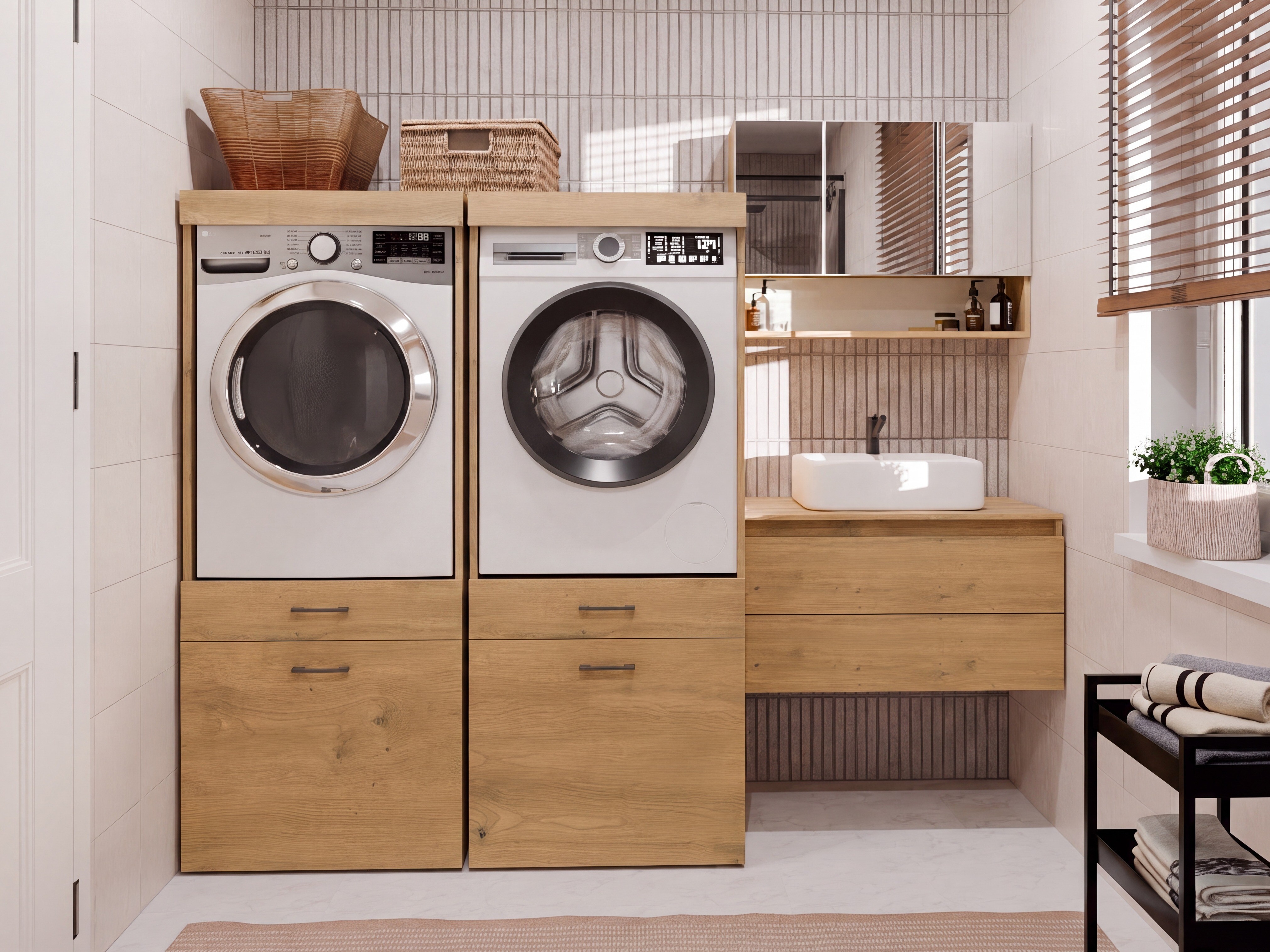 Badezimmer-Regal Balelbo 110 (Artisan-Eiche)