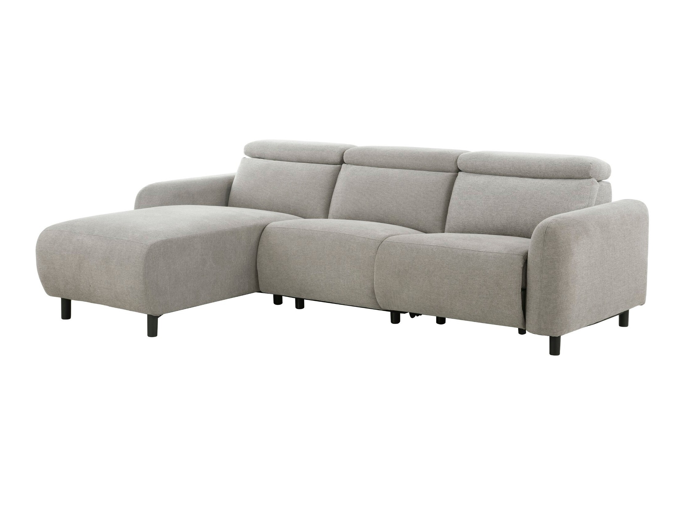 Ecksofa Liegesessel Revbena 100 (Hellgrau)