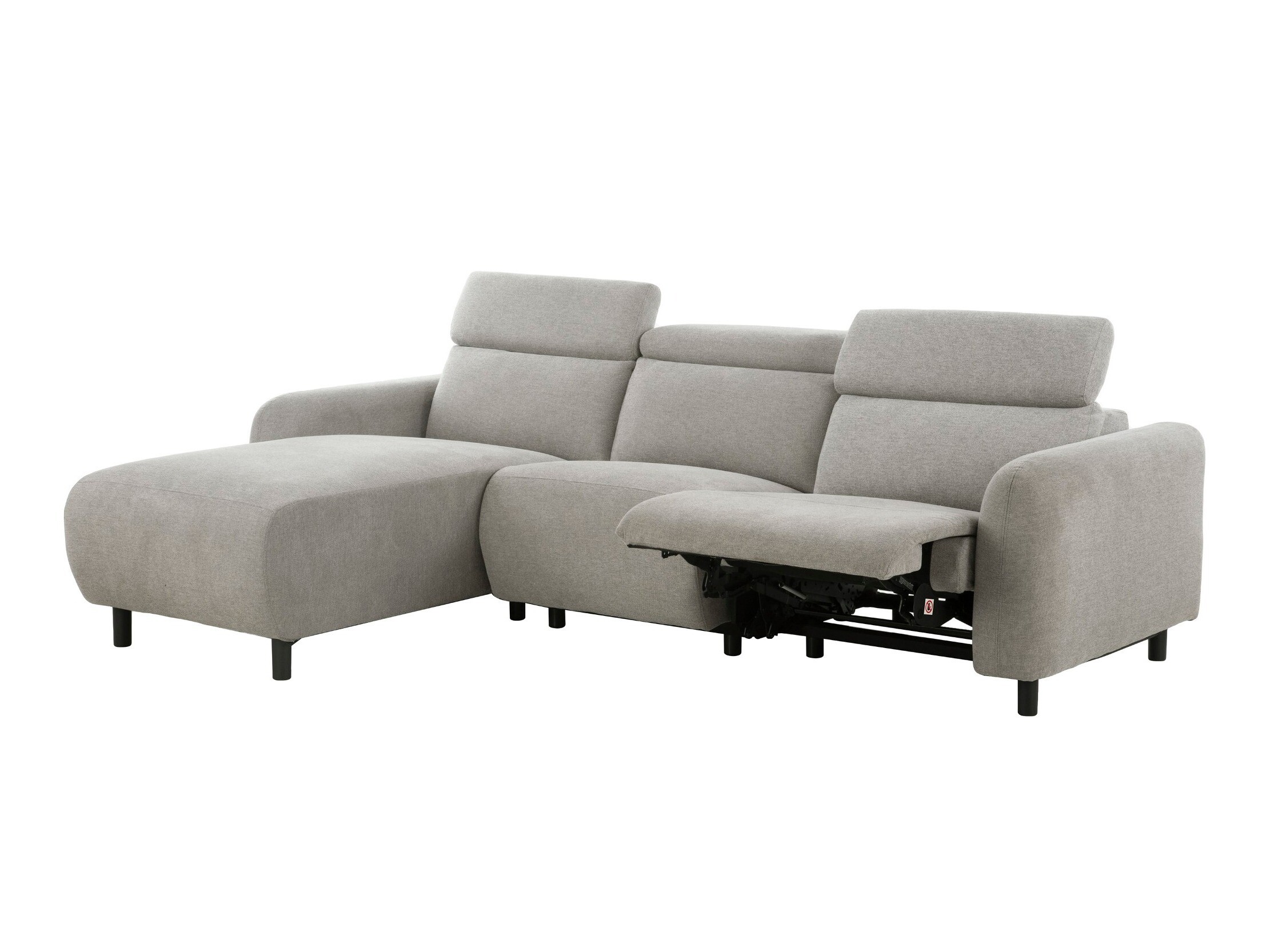 Ecksofa Liegesessel Revbena 100 (Hellgrau)