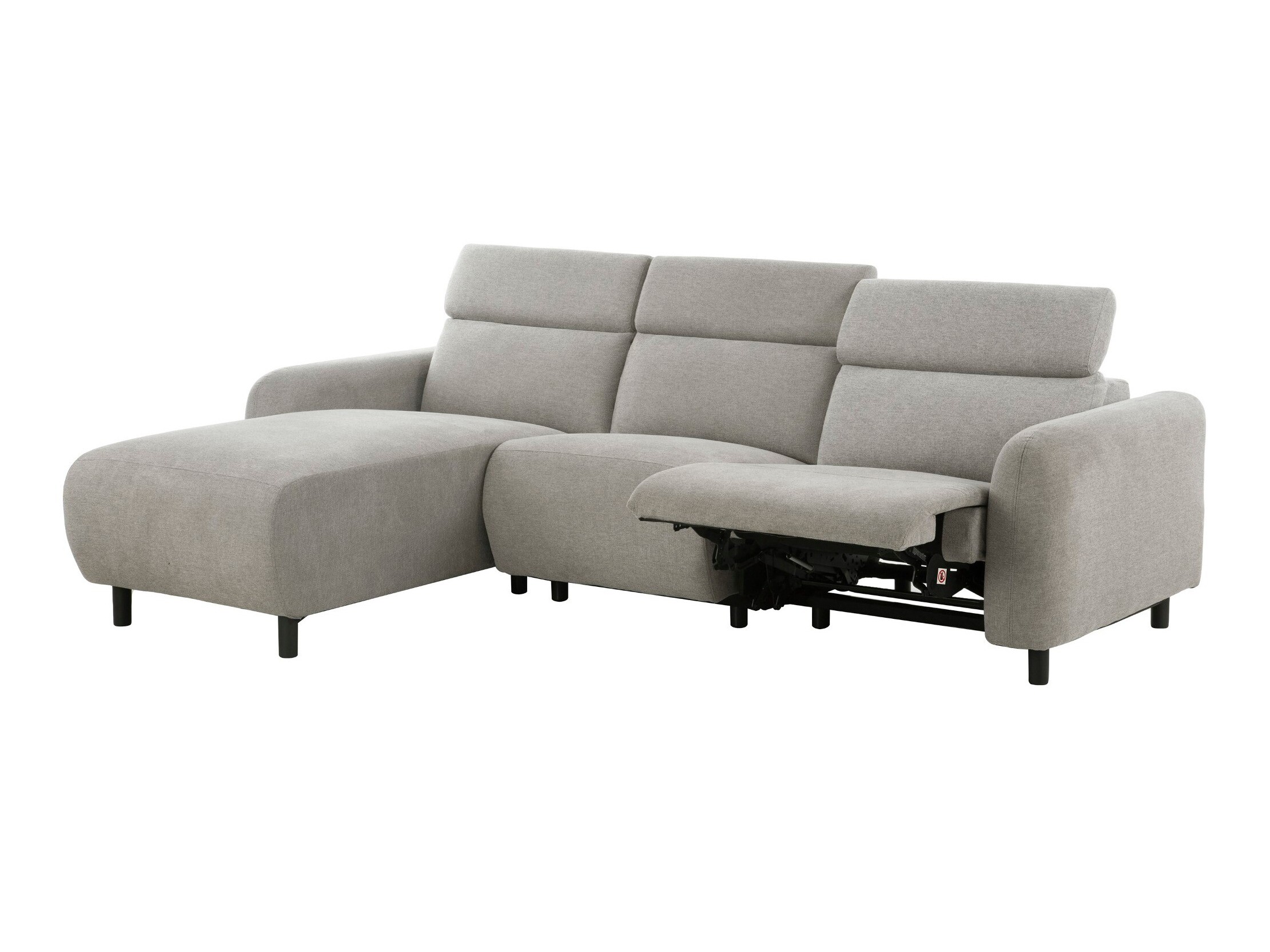 Ecksofa Liegesessel Revbena 100 (Hellgrau)
