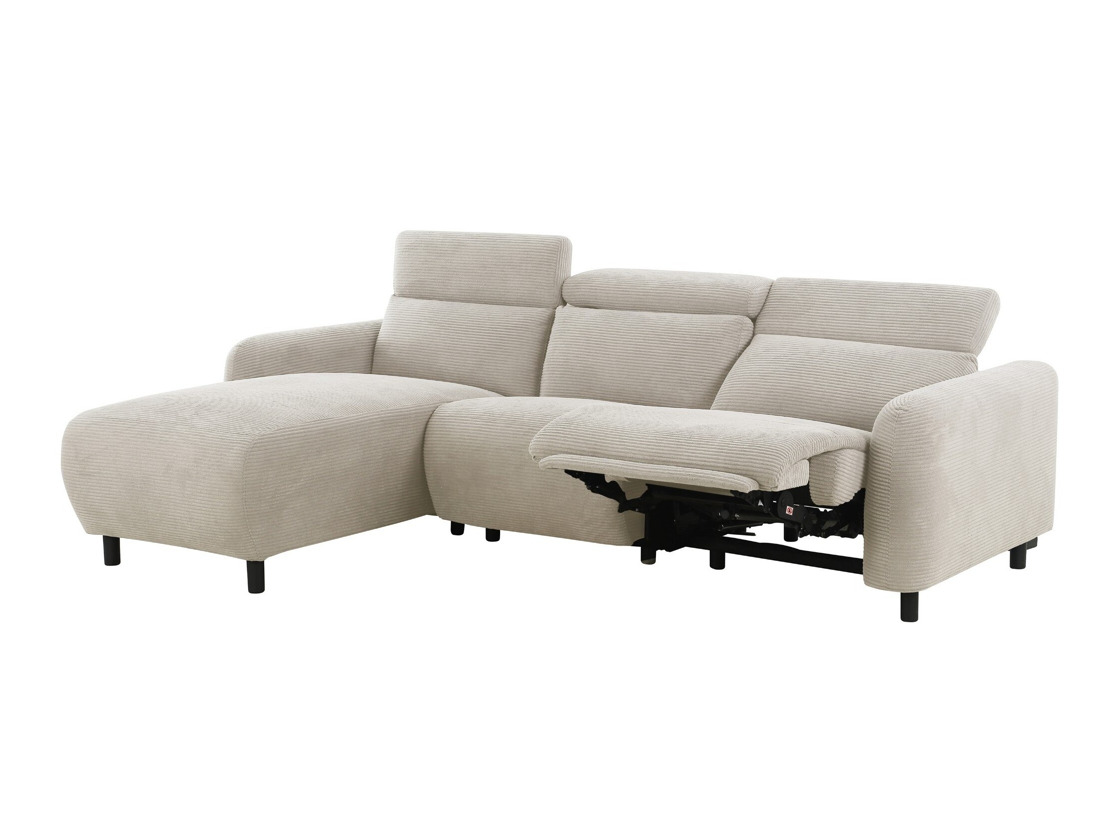 Ecksofa Liegesessel Revbena 103 (Cremefarben)
