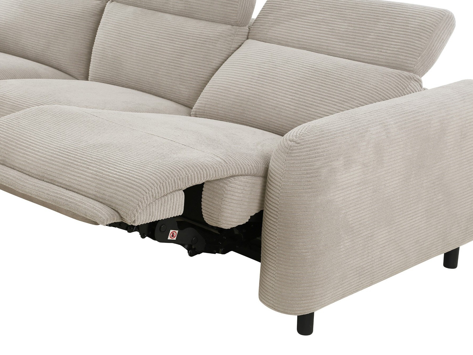 Ecksofa Liegesessel Revbena 103 (Cremefarben)
