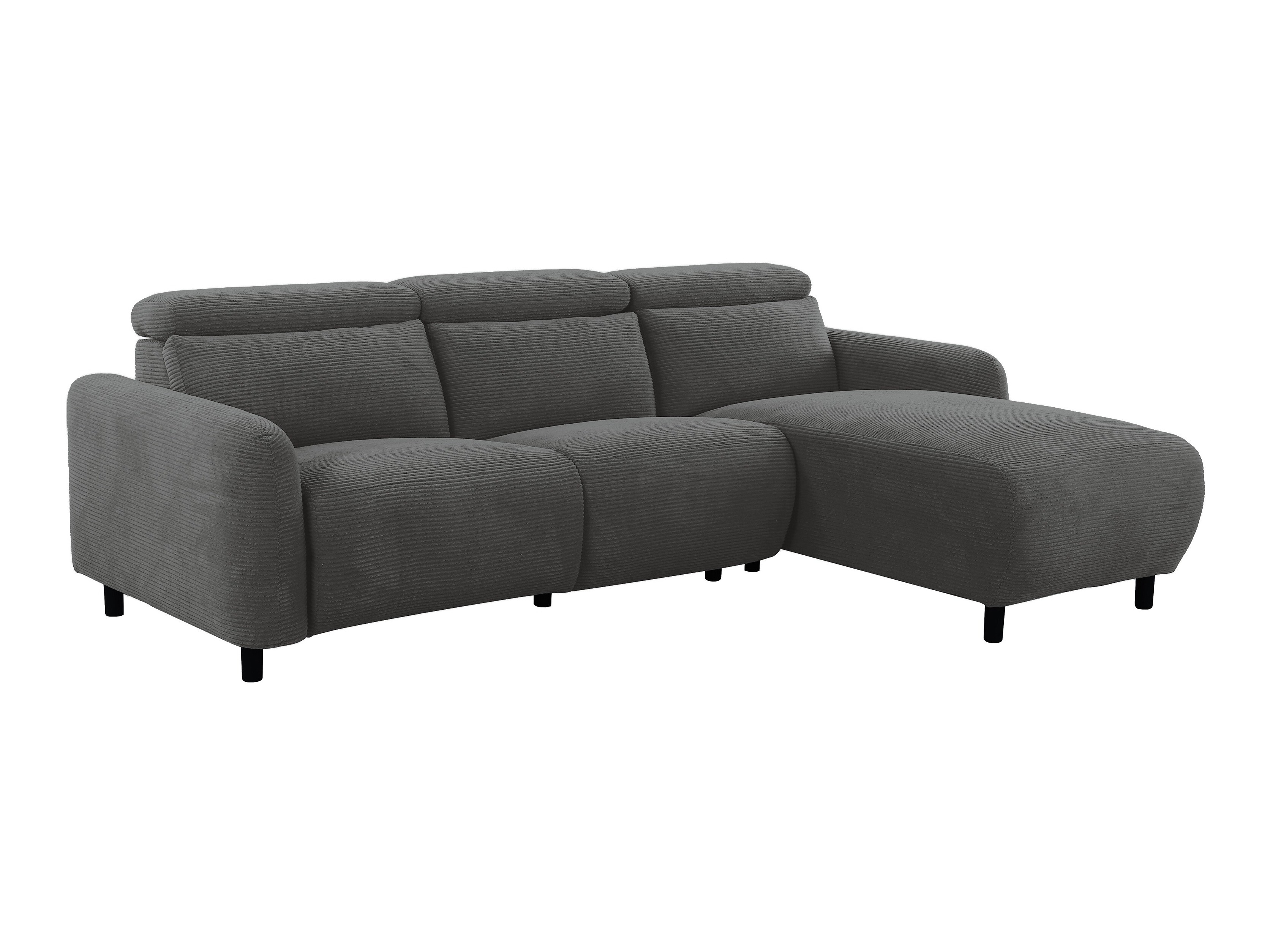Ecksofa Liegesessel Revbena 104 (Anthrazit)