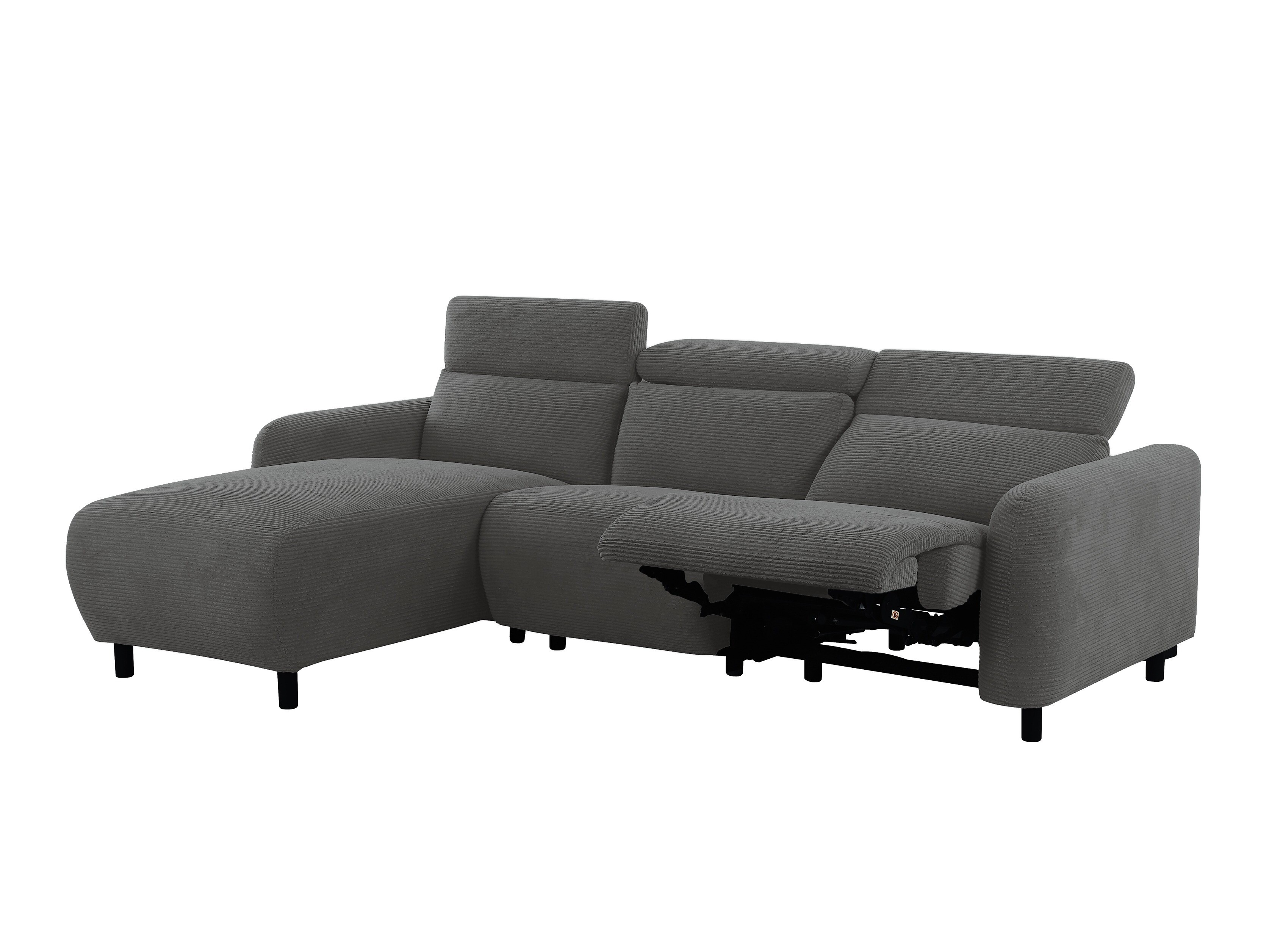 Ecksofa Liegesessel Revbena 104 (Anthrazit)