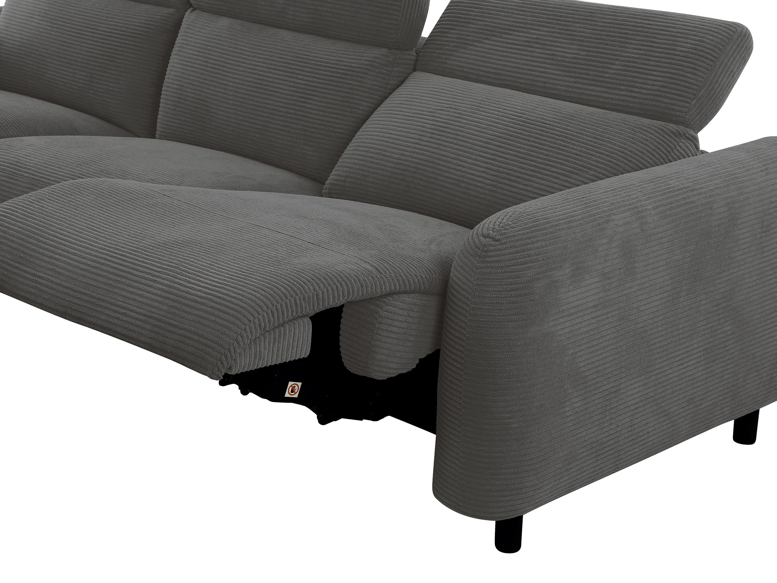 Ecksofa Liegesessel Revbena 104 (Anthrazit)