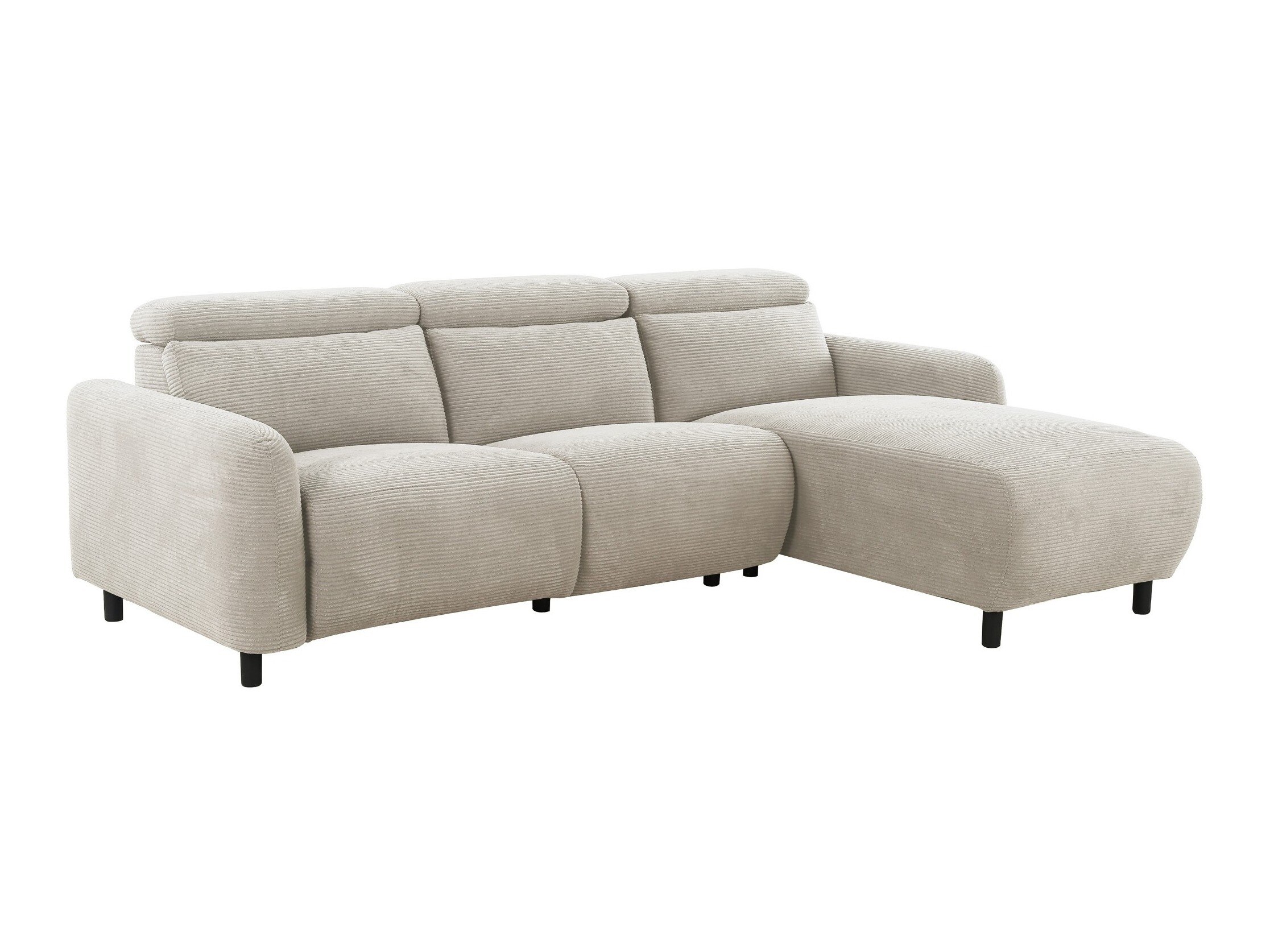 Ecksofa Liegesessel Revbena 104 (Cremefarben)