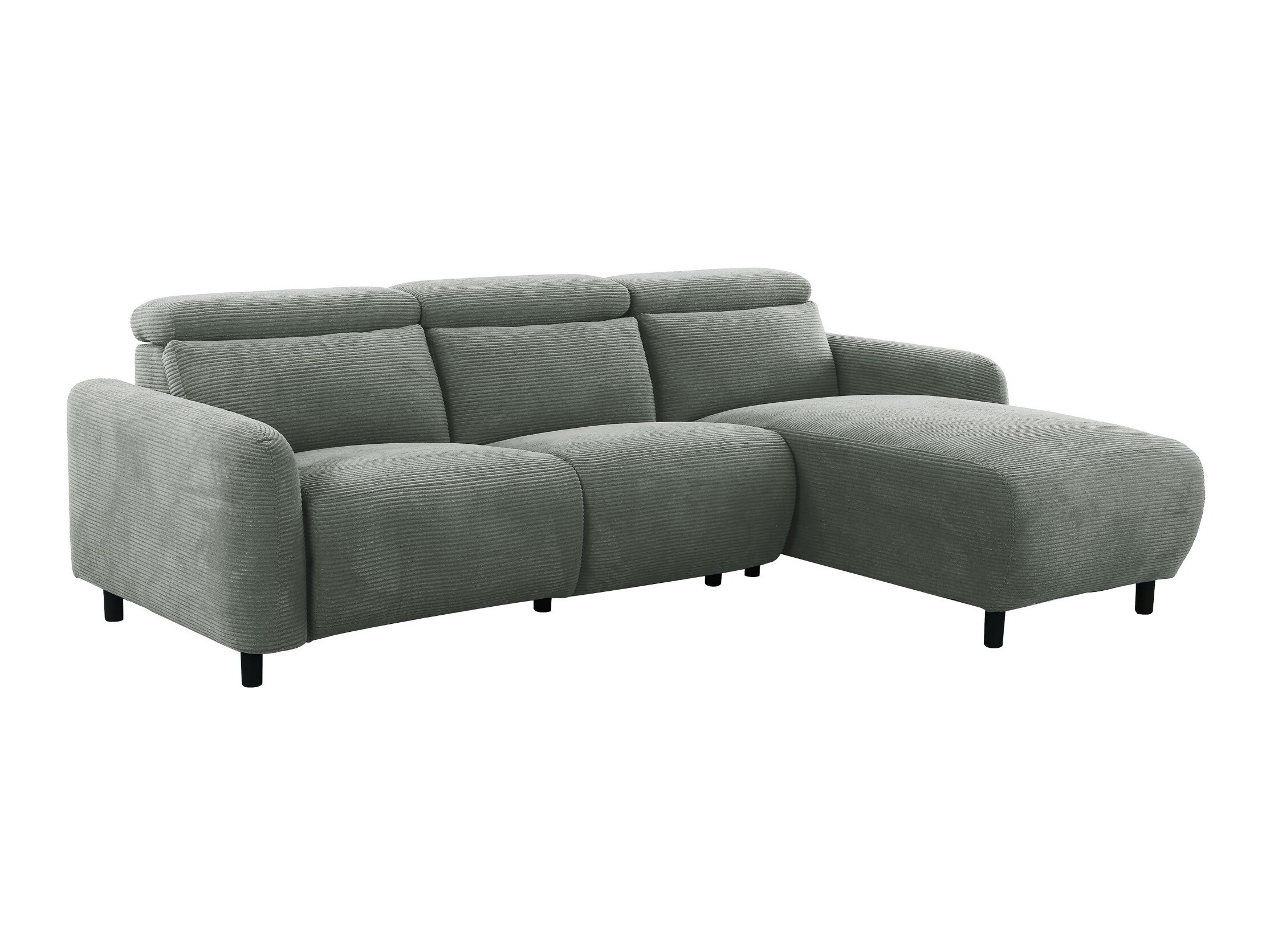 Ecksofa Liegesessel Revbena 104 (Grau)
