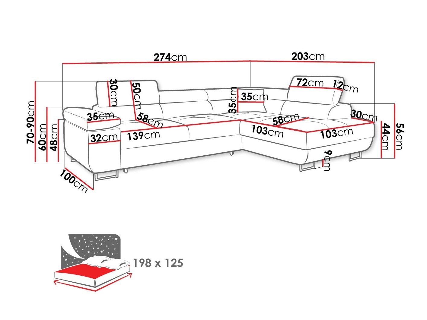 Ecksofa SD3313