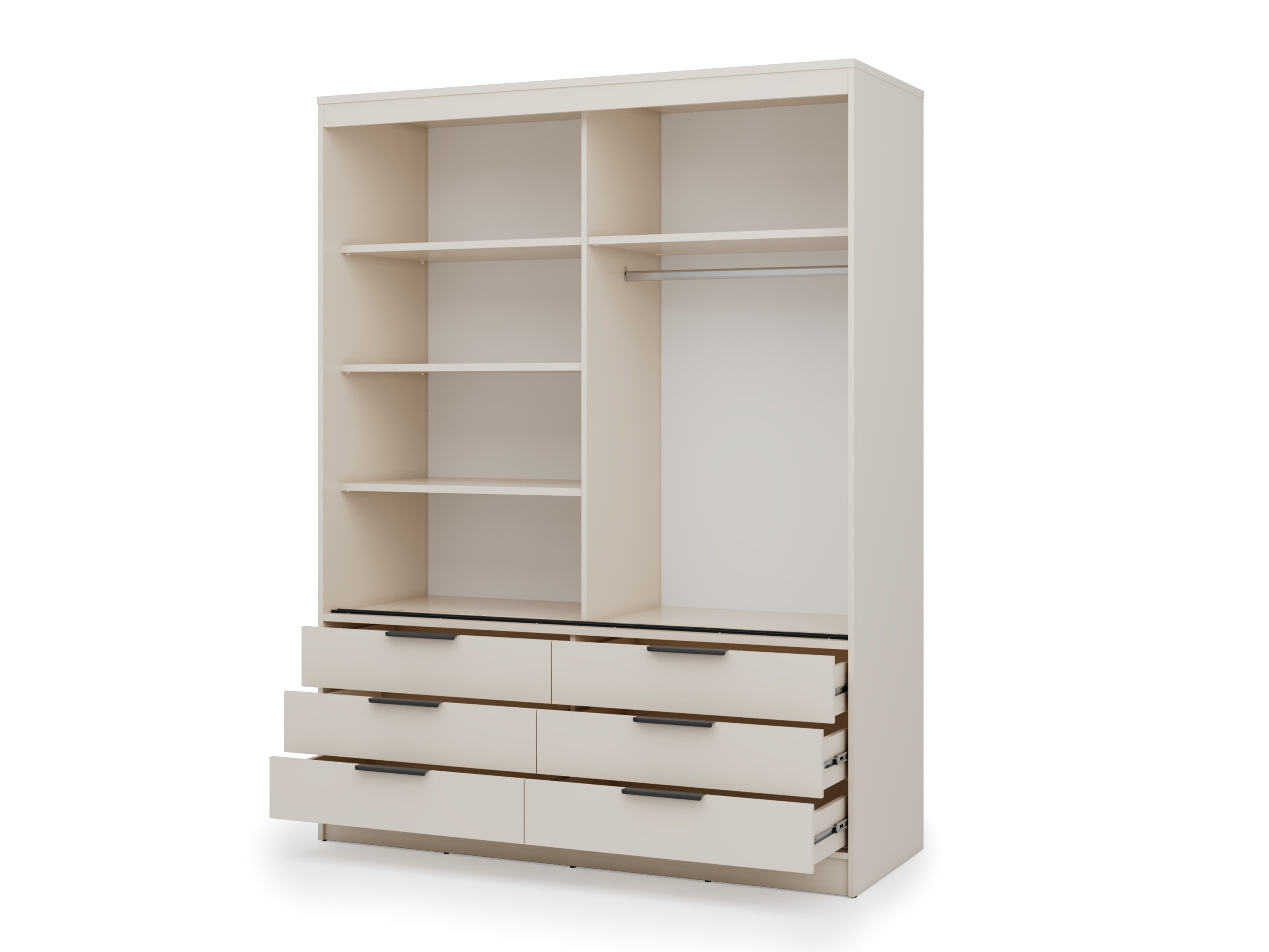 Kleiderschrank Fresno 183 (Beige)