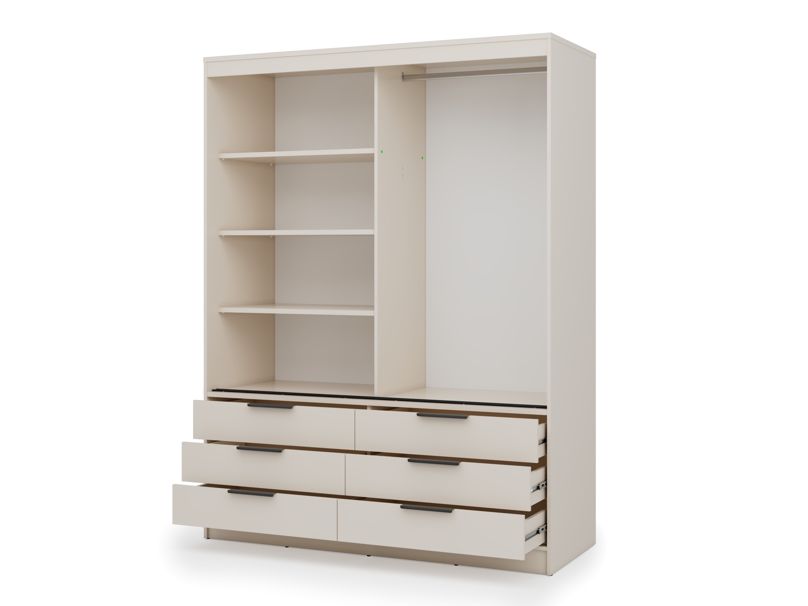 Kleiderschrank Fresno 183 (Beige)