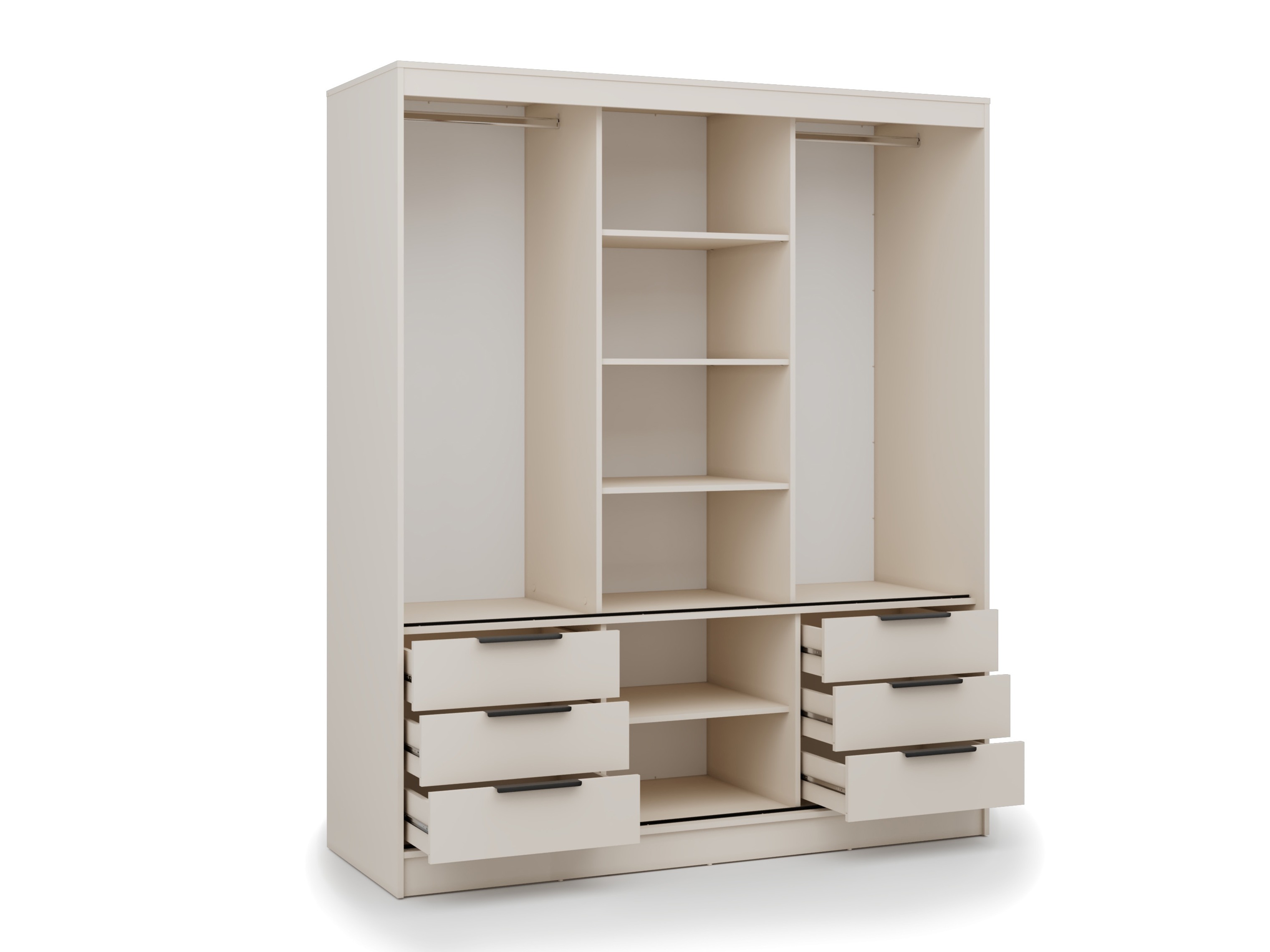 Kleiderschrank Fresno 184 (Beige)