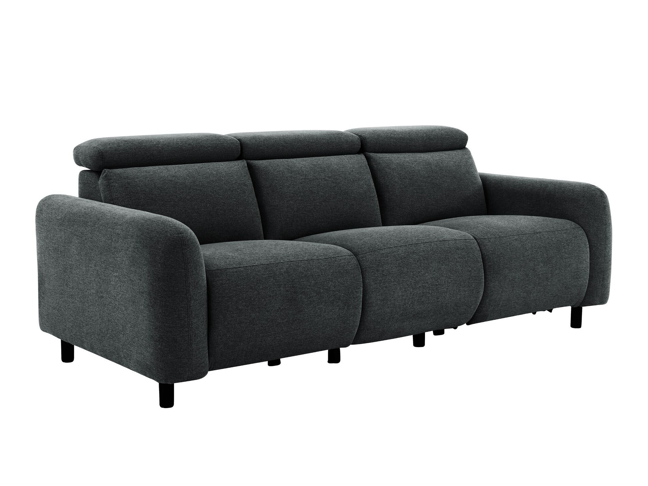 Sofa mit Liegefunktion Revbena 101 (Anthrazit)