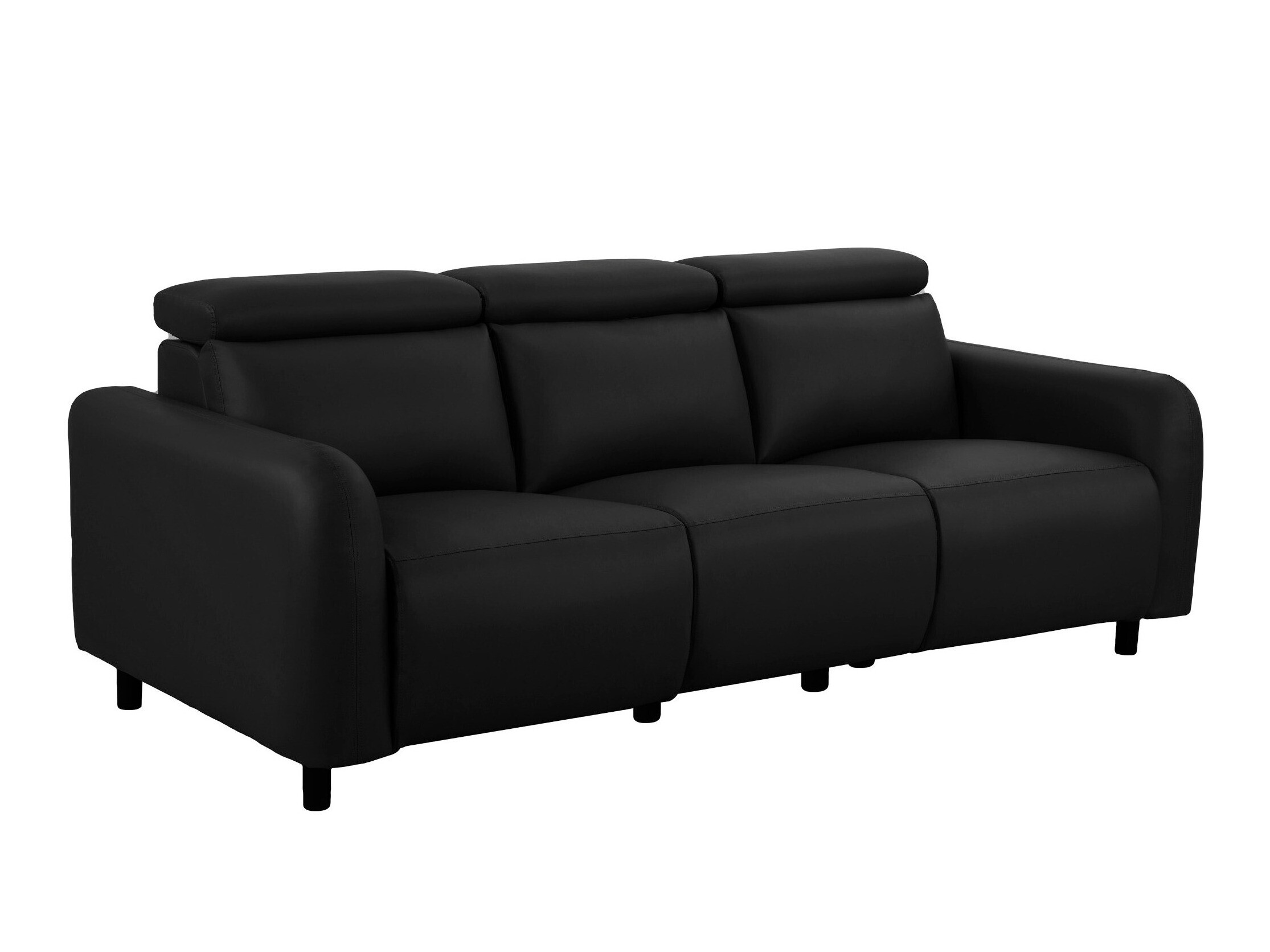 Sofa mit Liegefunktion Revbena 101 (Schwarz)