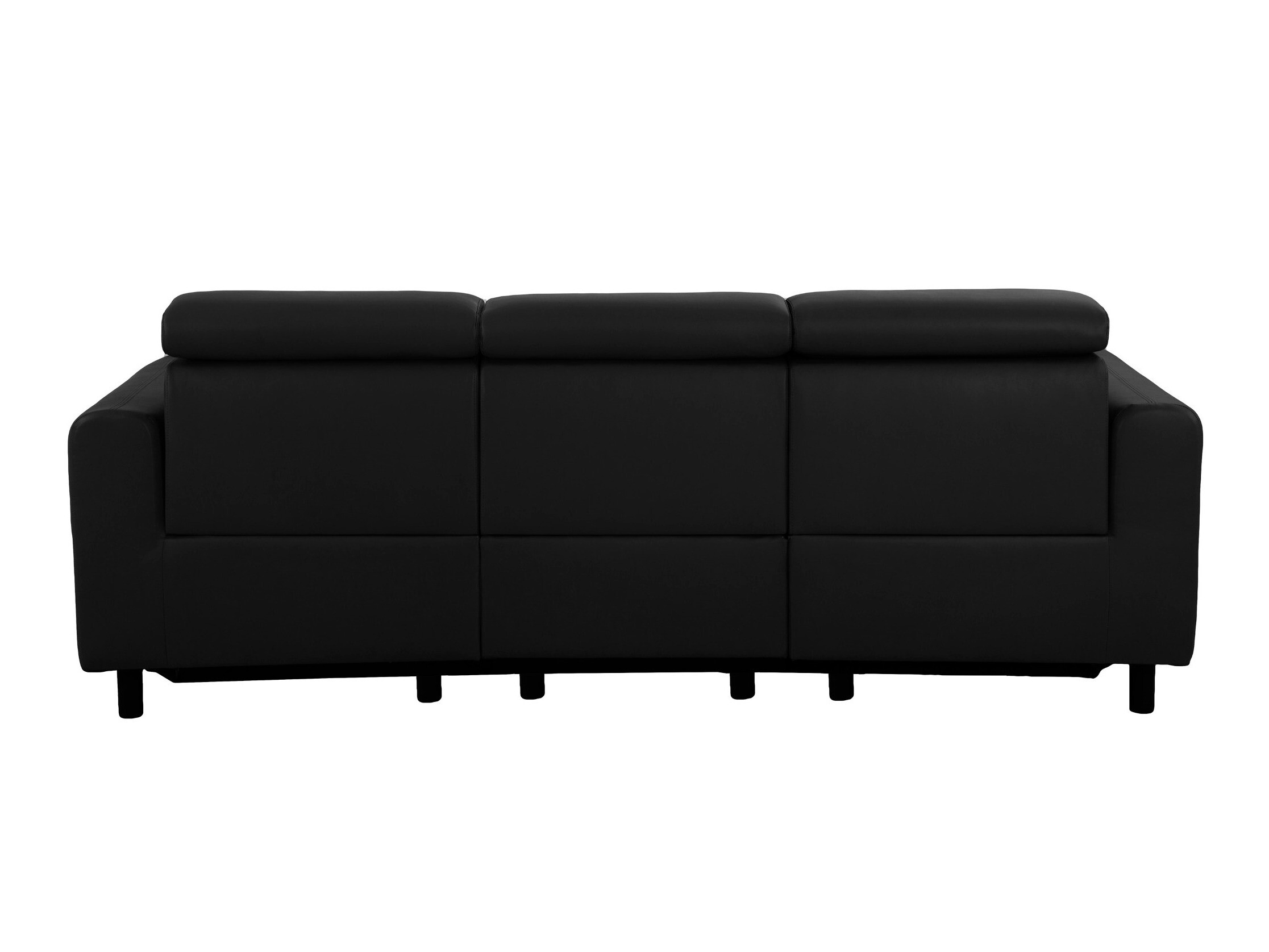 Sofa mit Liegefunktion Revbena 101 (Schwarz)