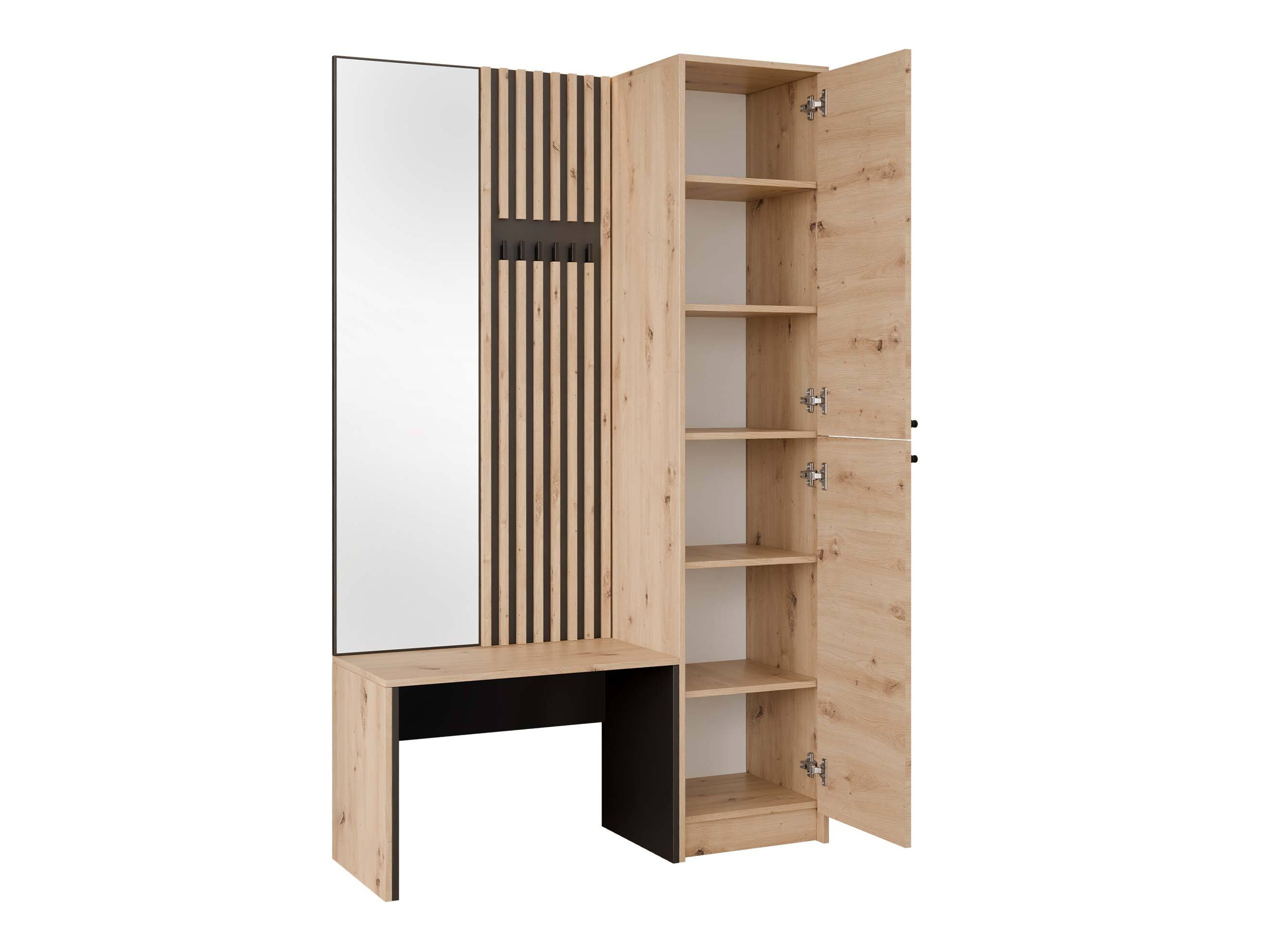 Flurgarnitur Comfivo Nomas (Beige + Schwarz)