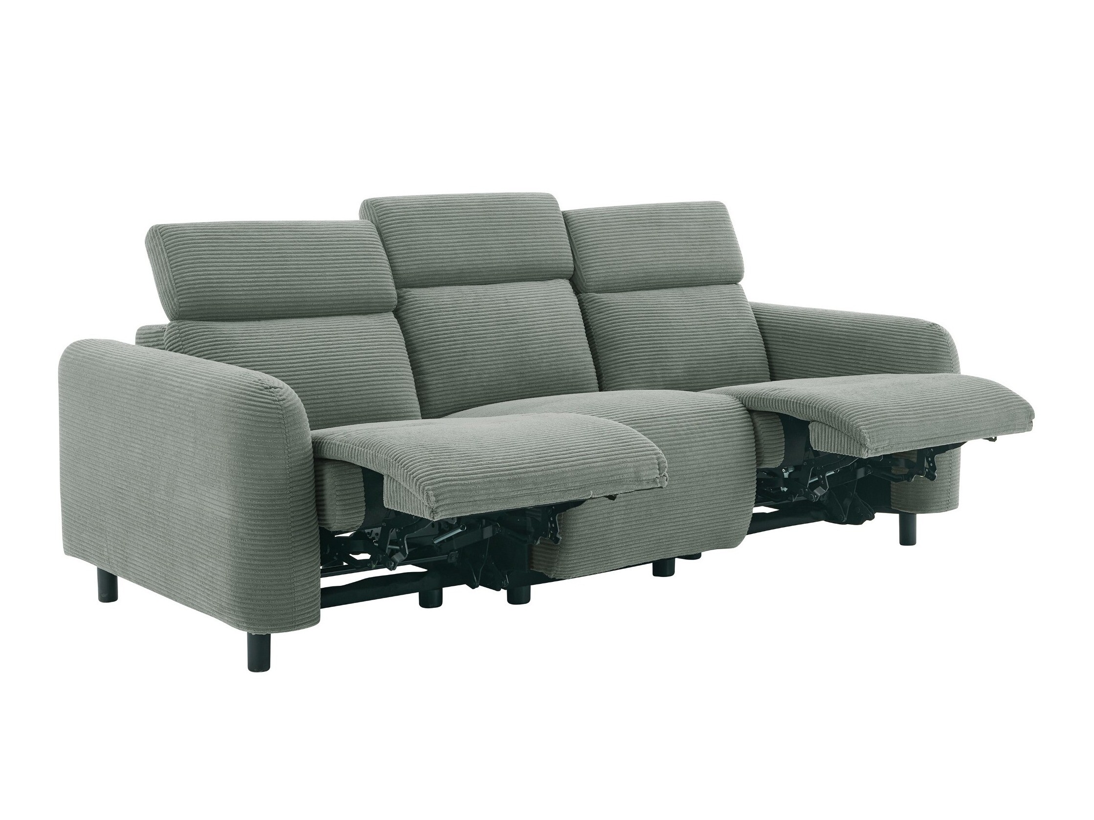 Sofa mit Liegefunktion Revbena 106 (Grau)