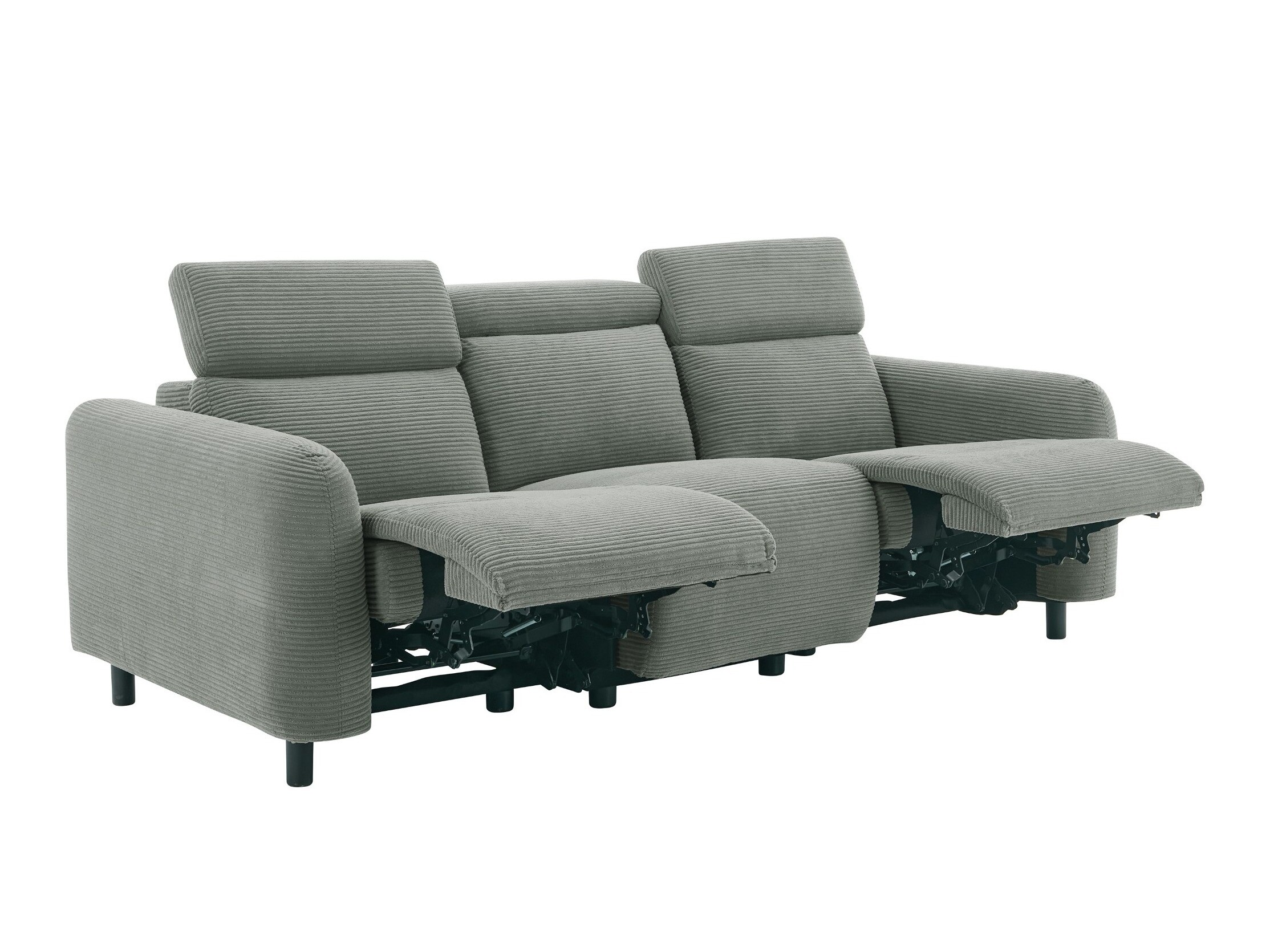 Sofa mit Liegefunktion Revbena 106 (Grau)