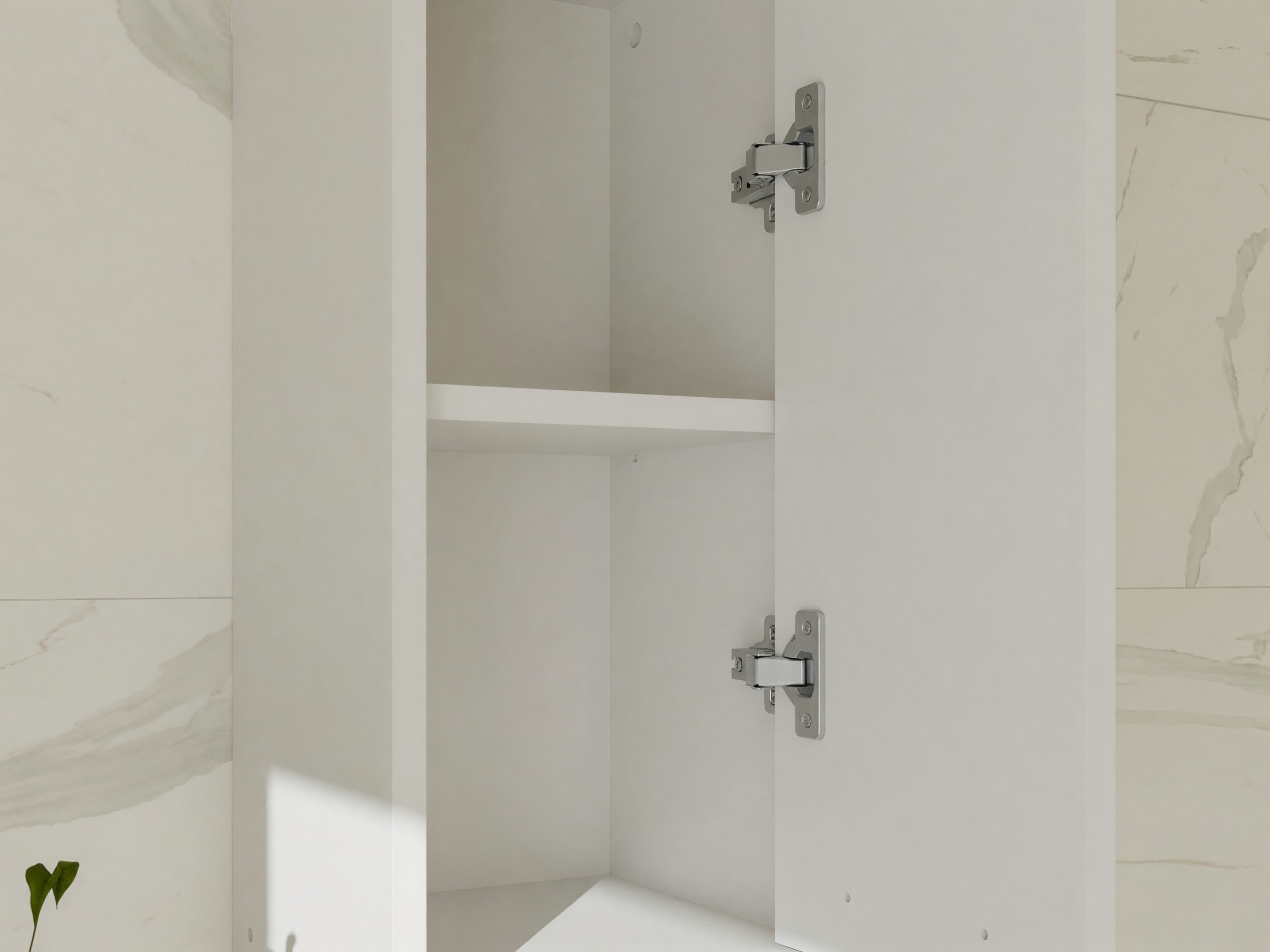 Wandhängeschrank für Badezimmer Mandeville 382 (Weiss)