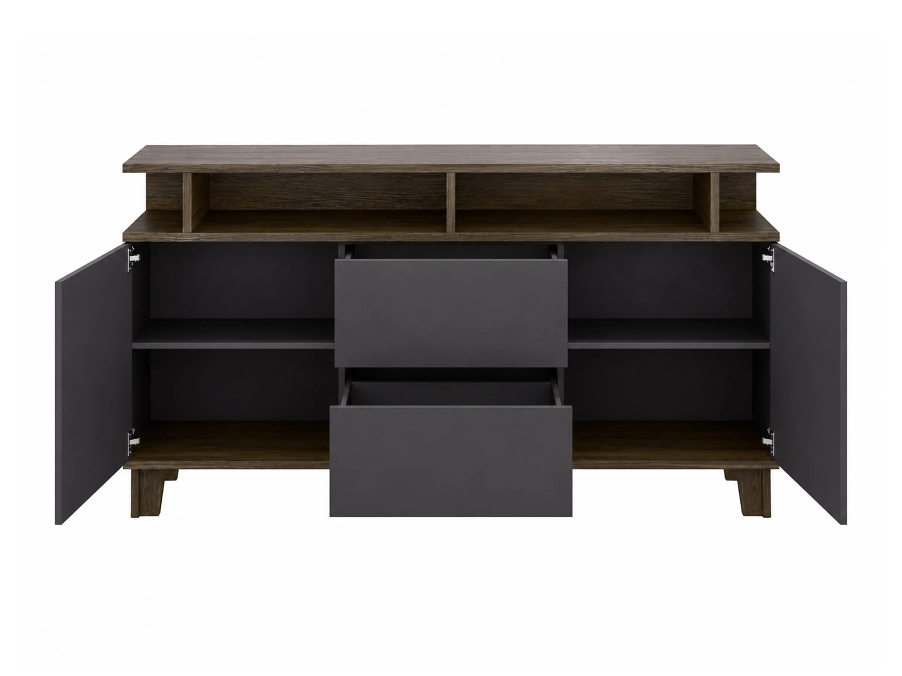 Wohnzimmer-Sets Evarveru 109 (Anthrazit)