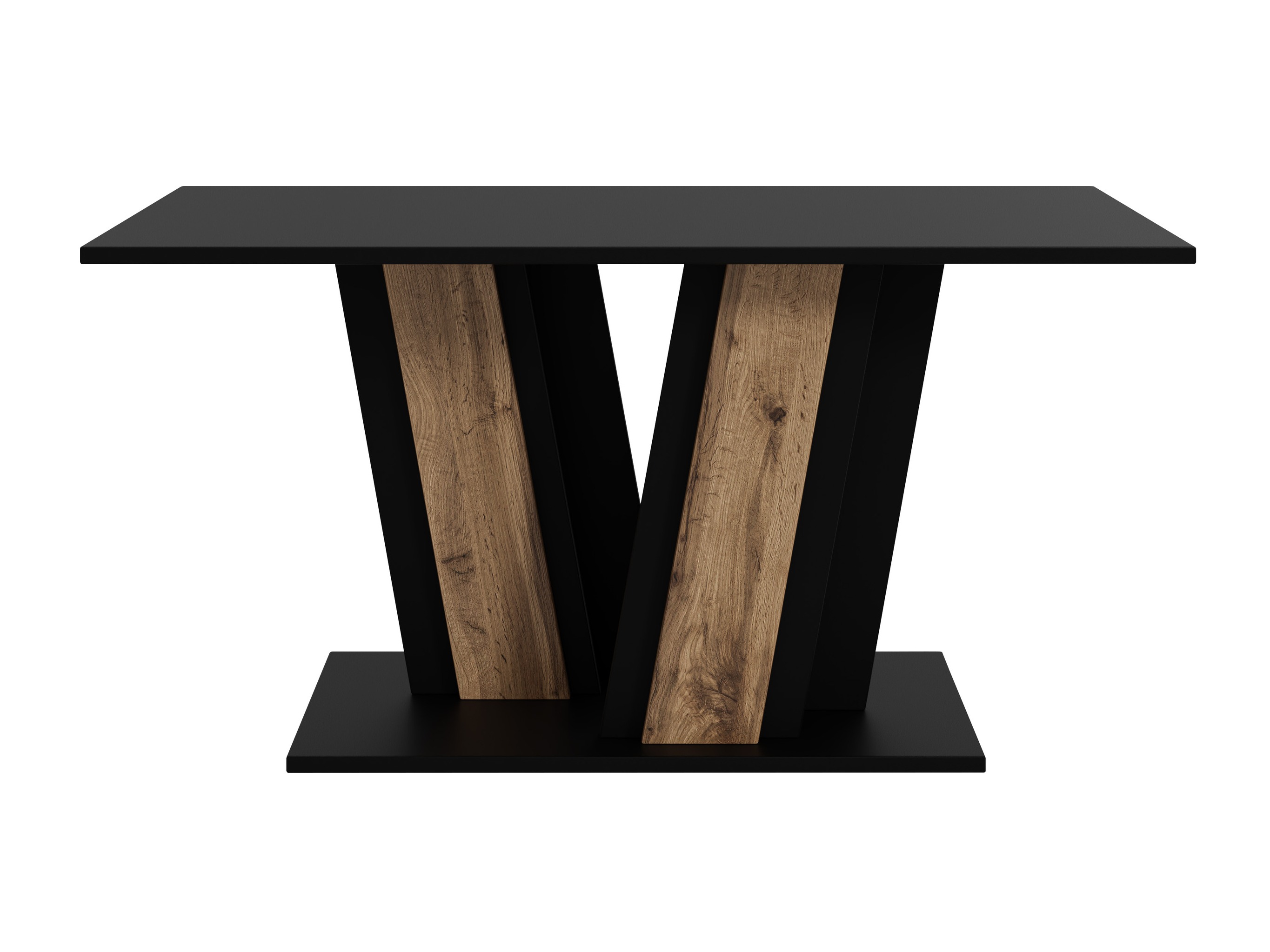 Couchtisch Goodyear 138 (Schwarz + Wotan Eiche)