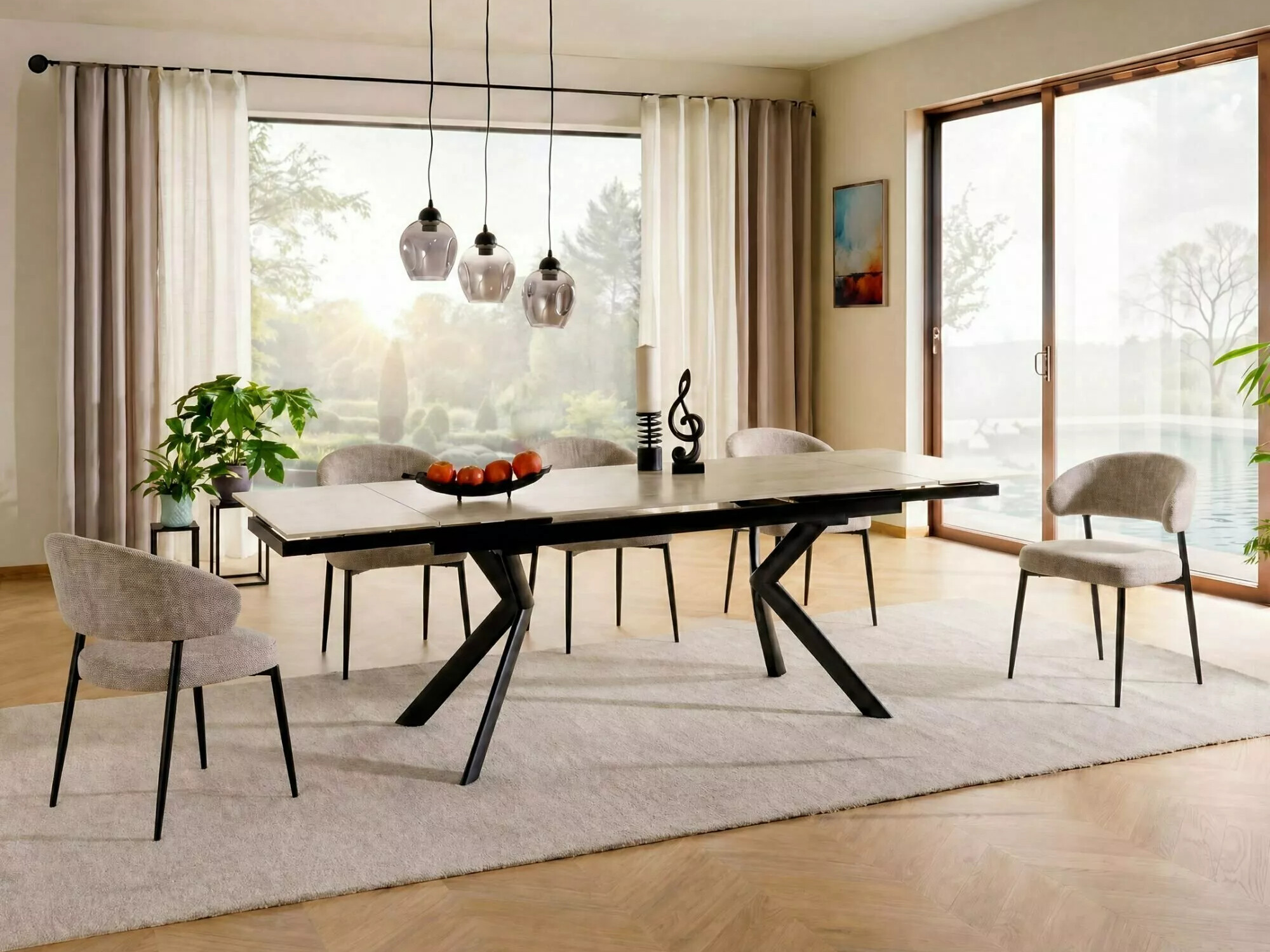 Tisch Detroit 1039 (Heller Travertin)