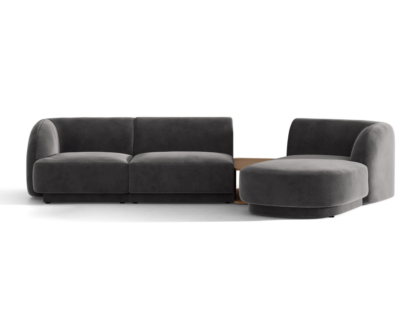 Modulares Ecksofa Tivlomi 117 (Bluvel 14)