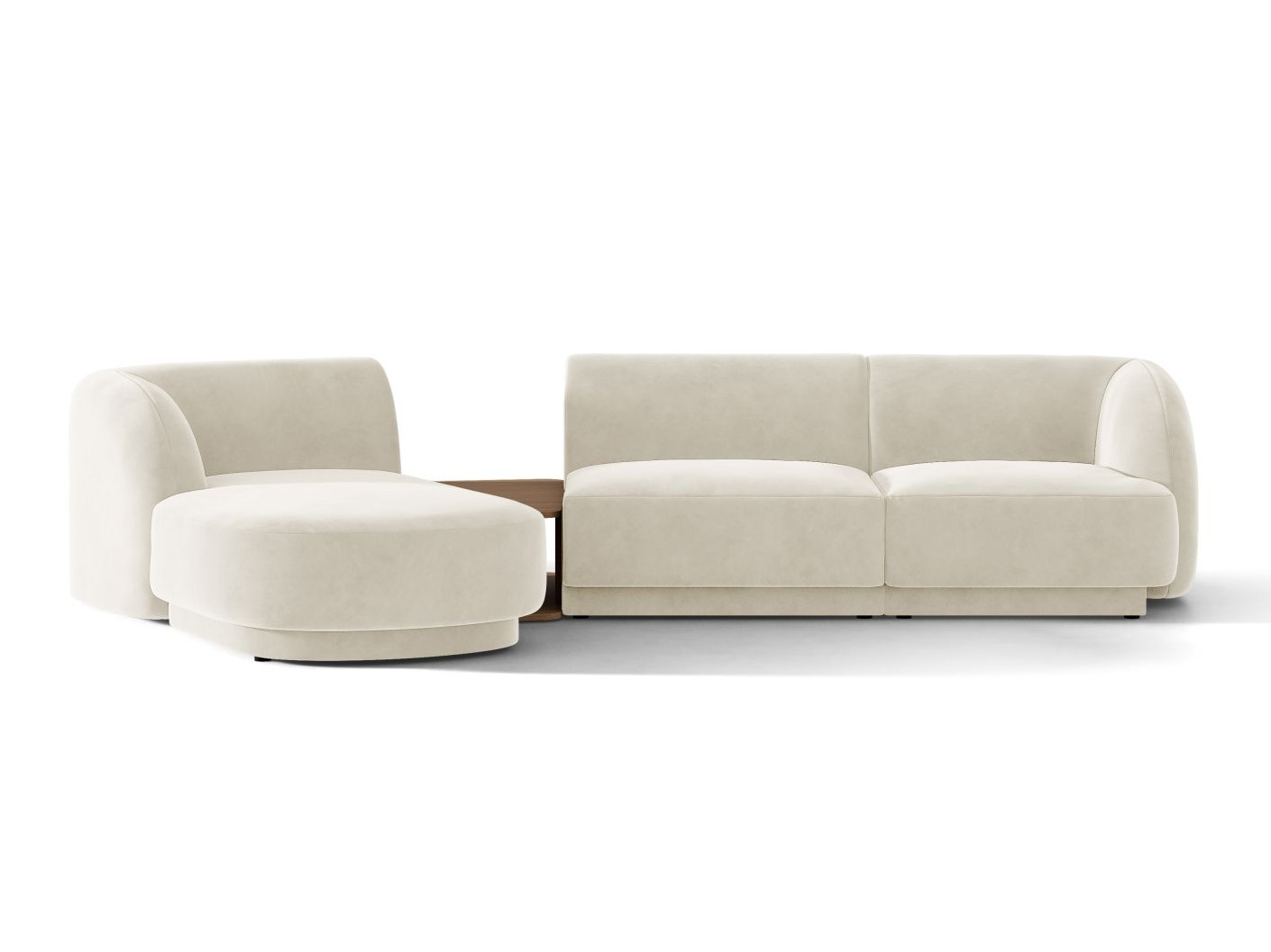 Modulares Ecksofa Tivlomi 117 (Bluvel 22)