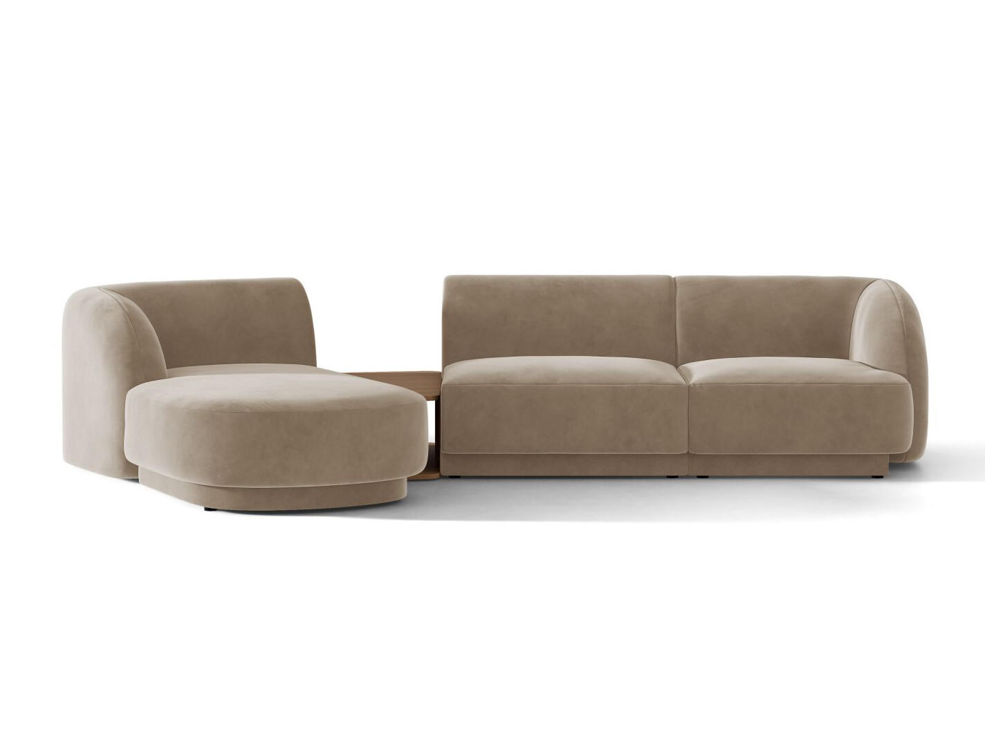 Modulares Ecksofa Tivlomi 117 (Bluvel 40)