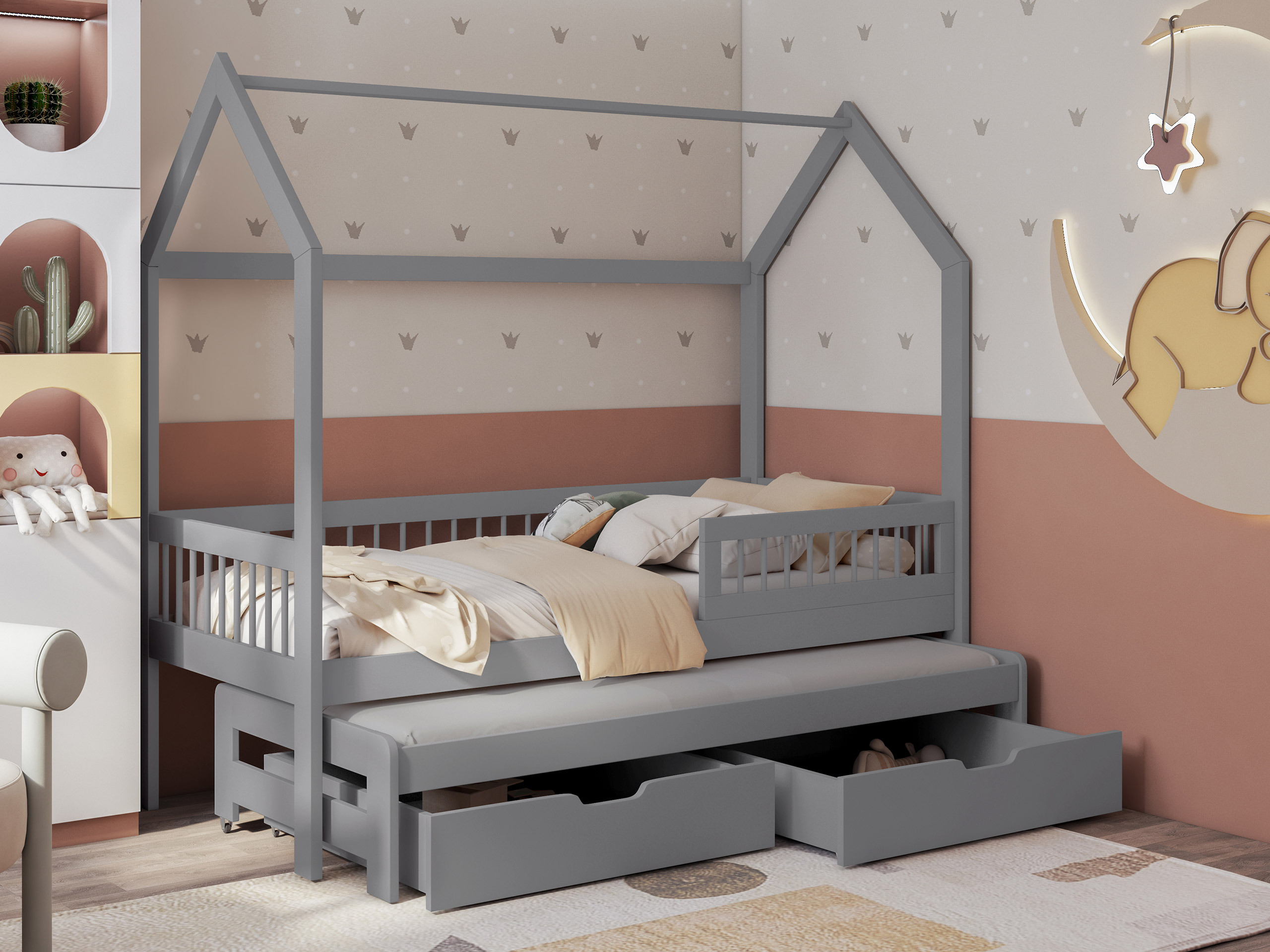 Bett Henderson 166 (Grau)