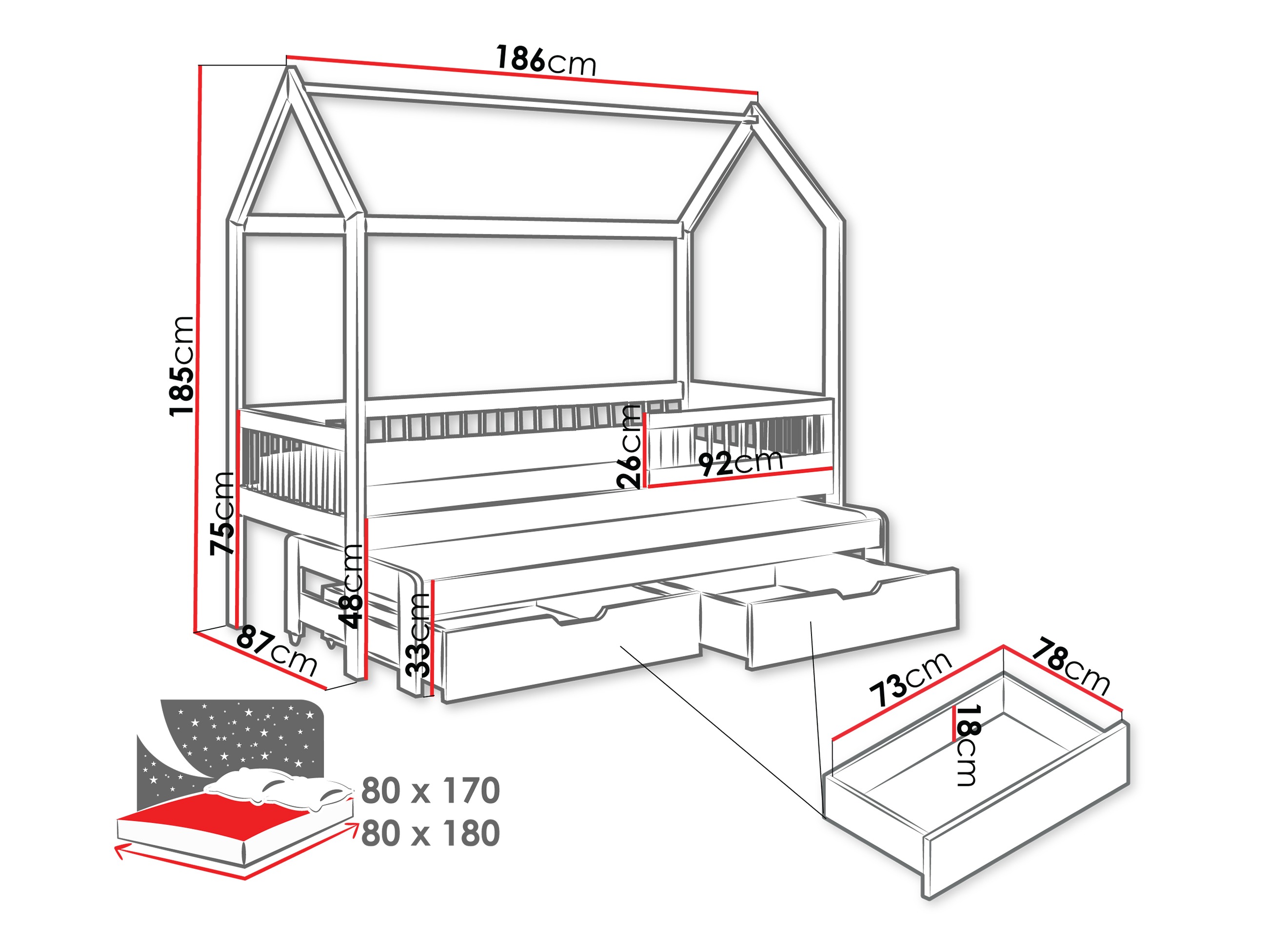 Bett Henderson 166 (Kaschmir)