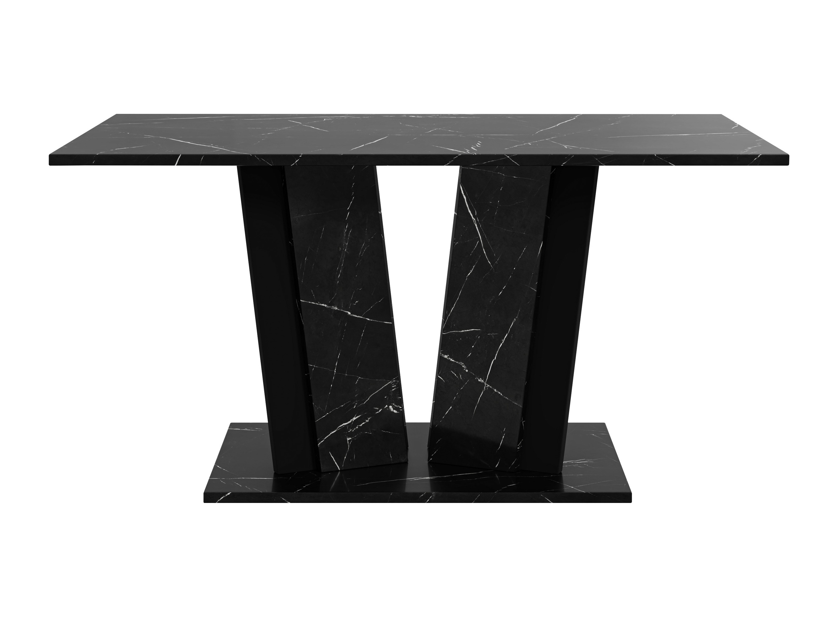 Couchtisch Goodyear 143 (Schwarzer Marmor + Schwarz)