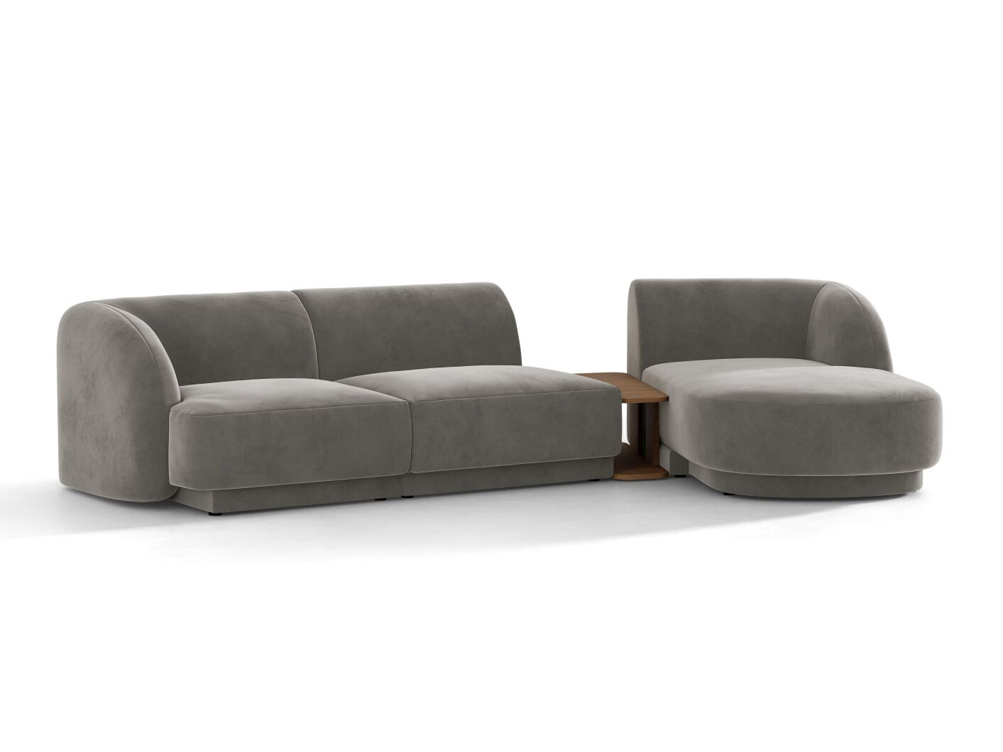 Modulares Ecksofa Tivlomi 117 (Bluvel 13)