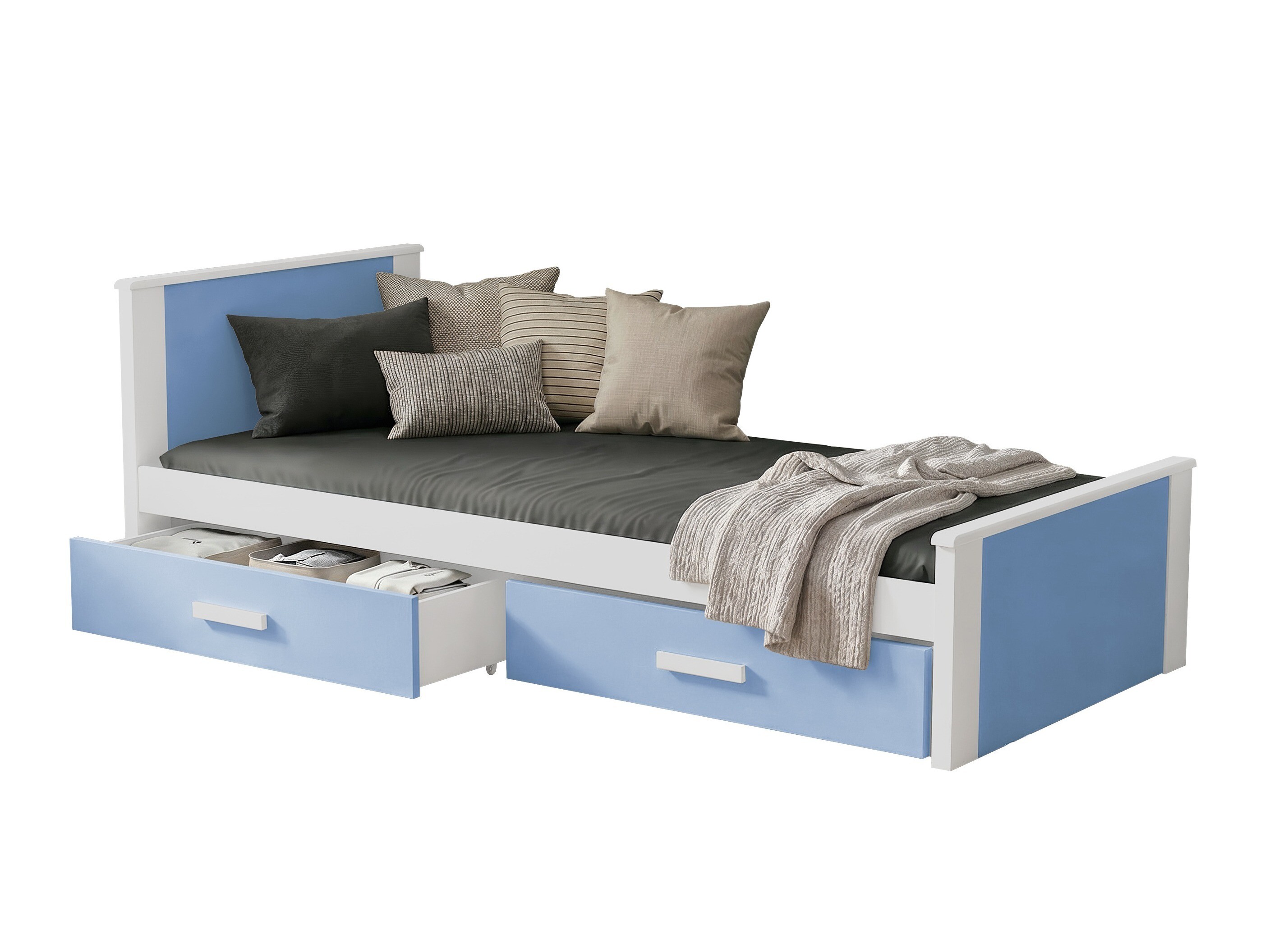Bett Henderson 116 (Weiss + Blau)