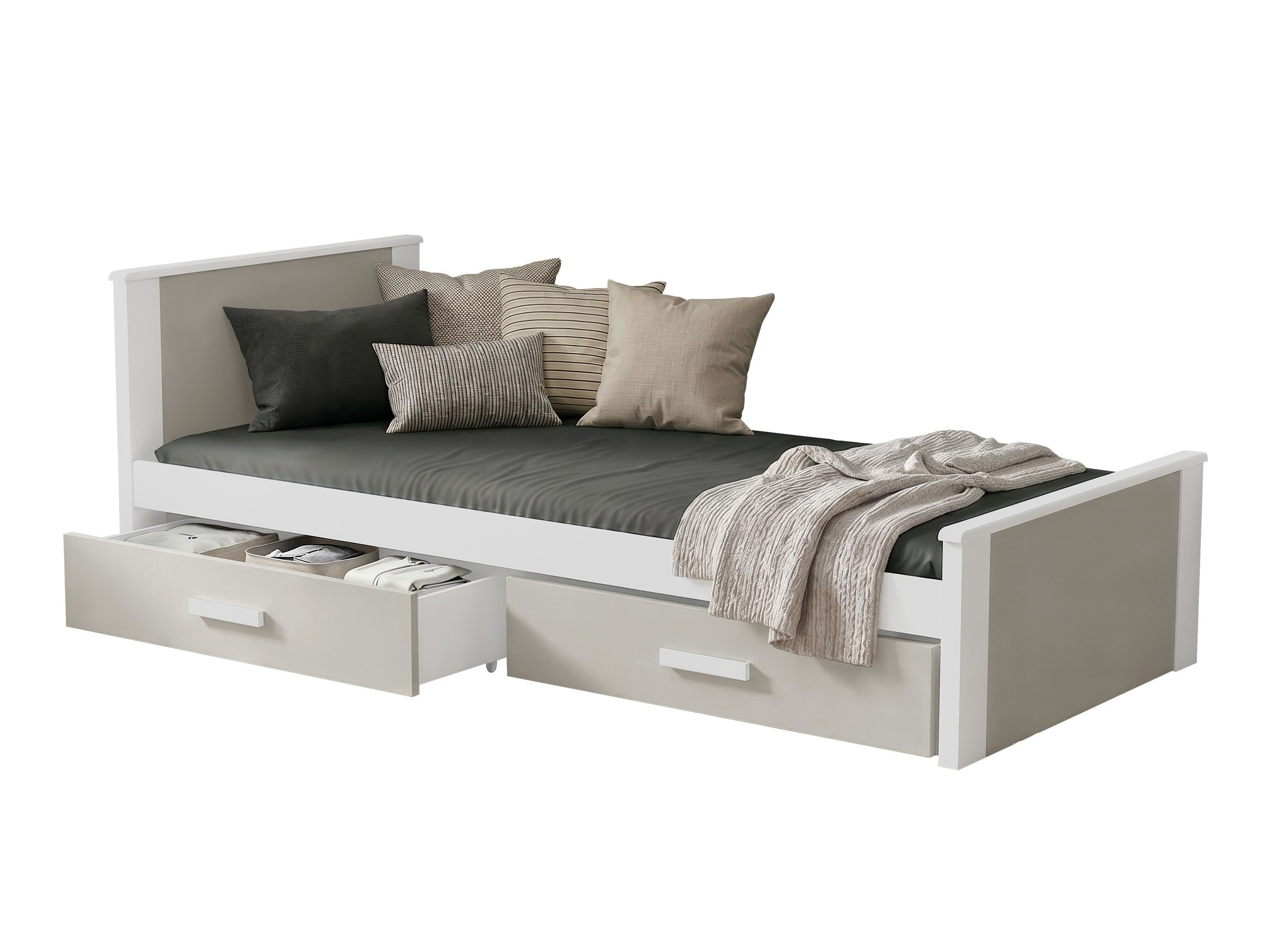 Bett Henderson 116 (Weiss + Kaschmir)