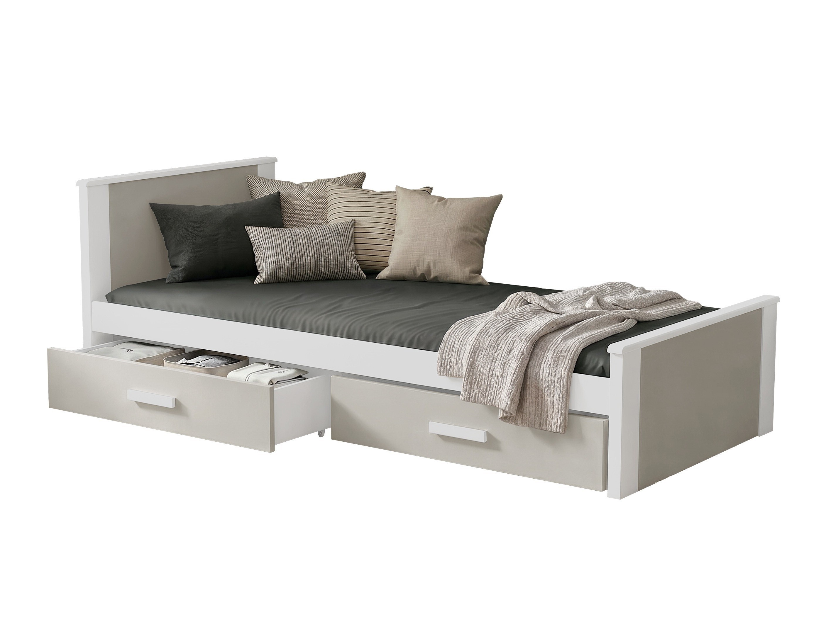 Bett Henderson 116 (Weiss + Kaschmir)